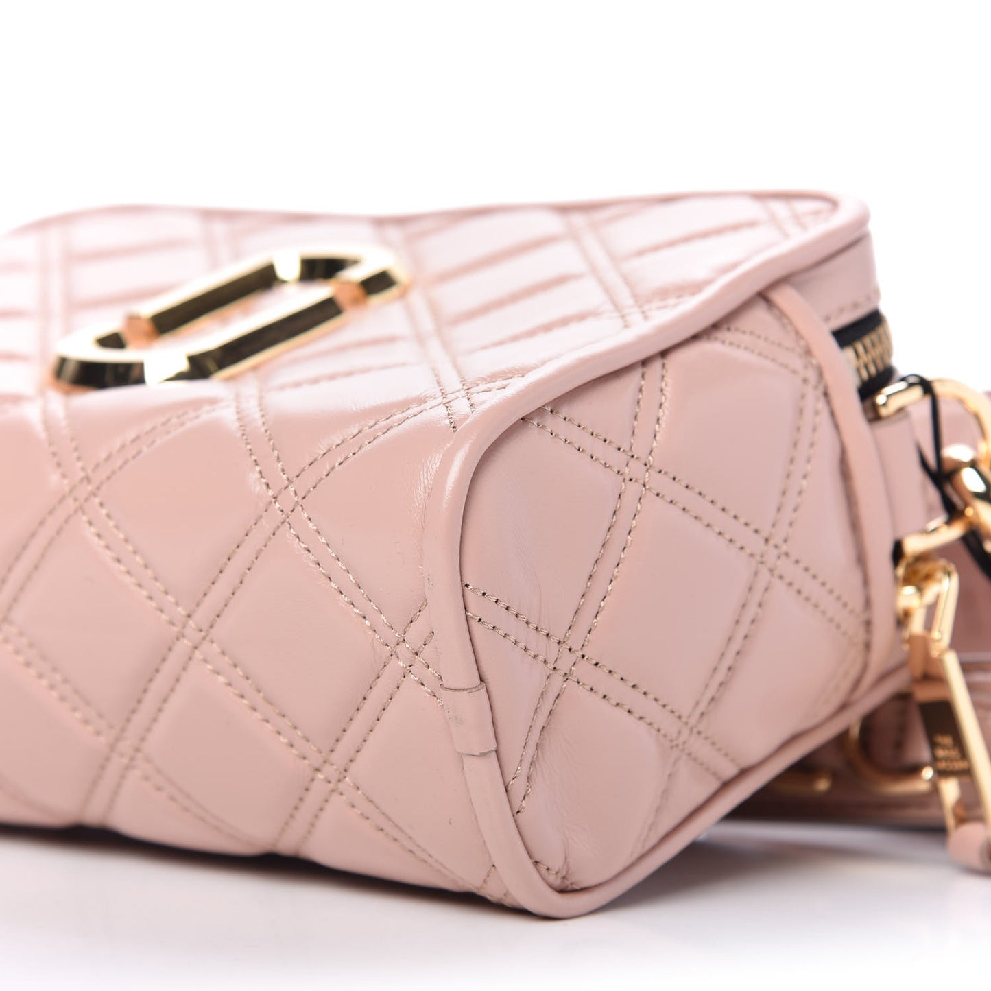Calfskin Quilted The Softshot 21 Bag Nude