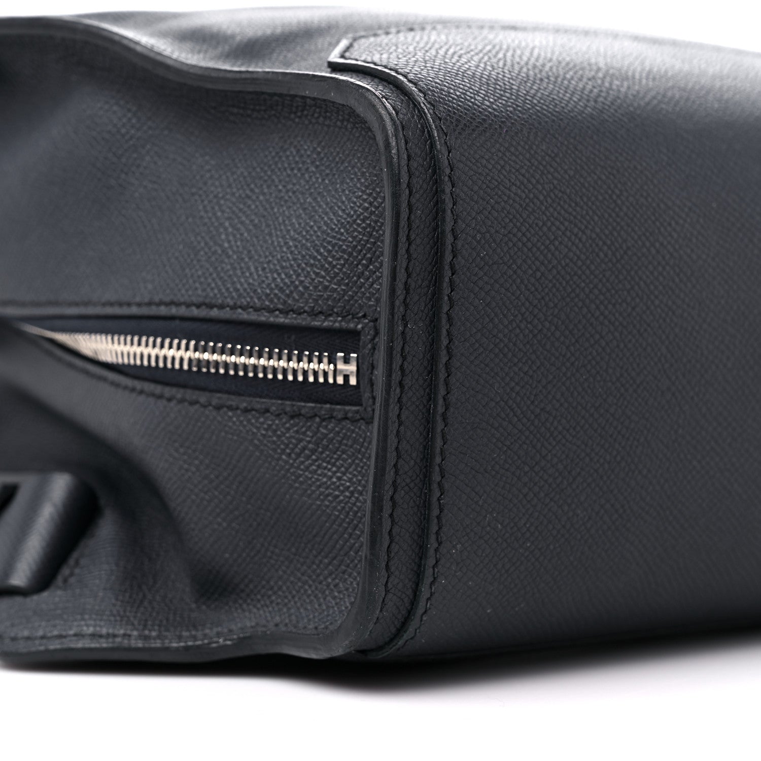 Hermes Grained Monsieur Cityback 27 Dark Navy Blue 7 of 14