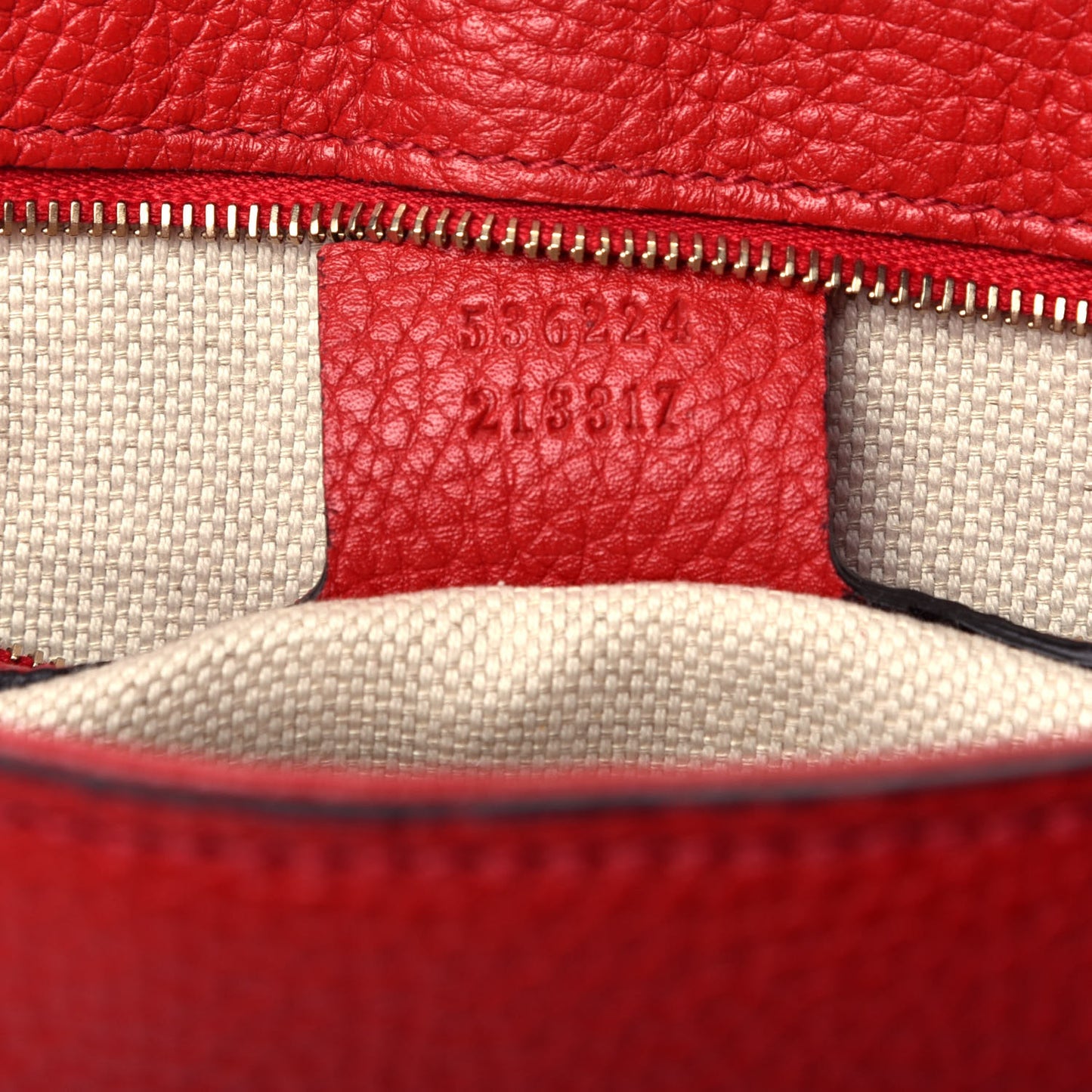 Pebbled Calfskin Medium Soho Flap Crossbody Vibrant Red
