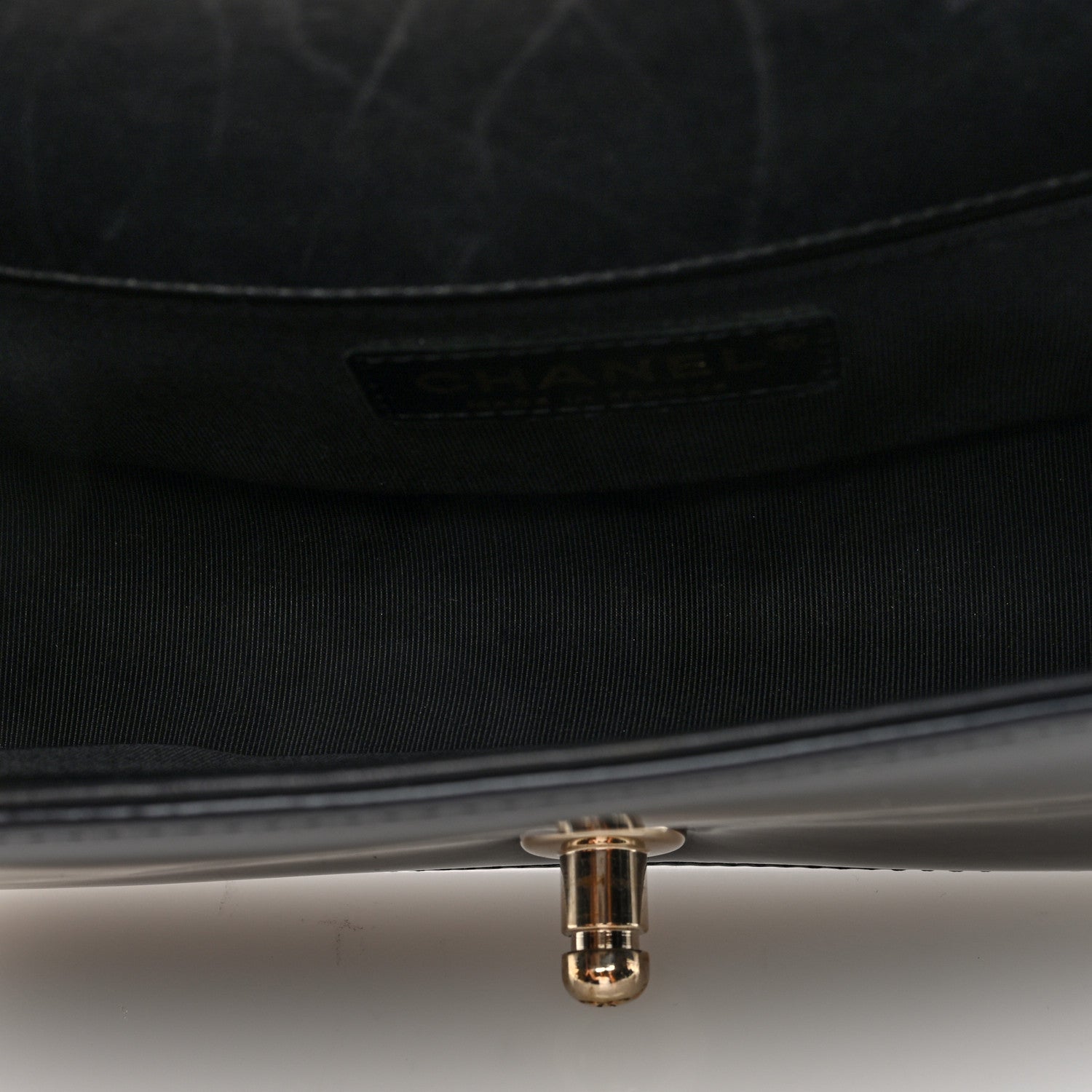 Chanel Iridescent Glazed Calfskin Quilted Small Boy Flap Black 5 of 10