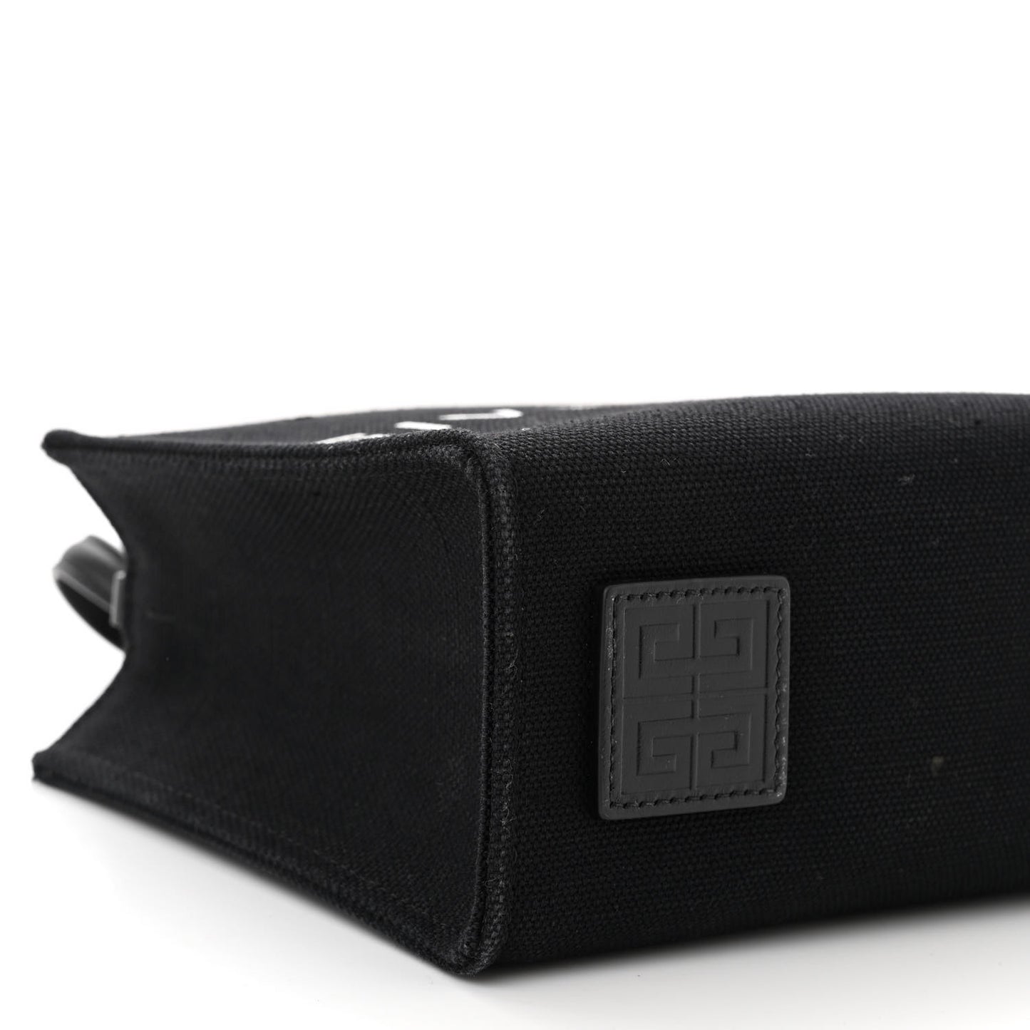 Canvas Mini Bond Shopper Tote Black