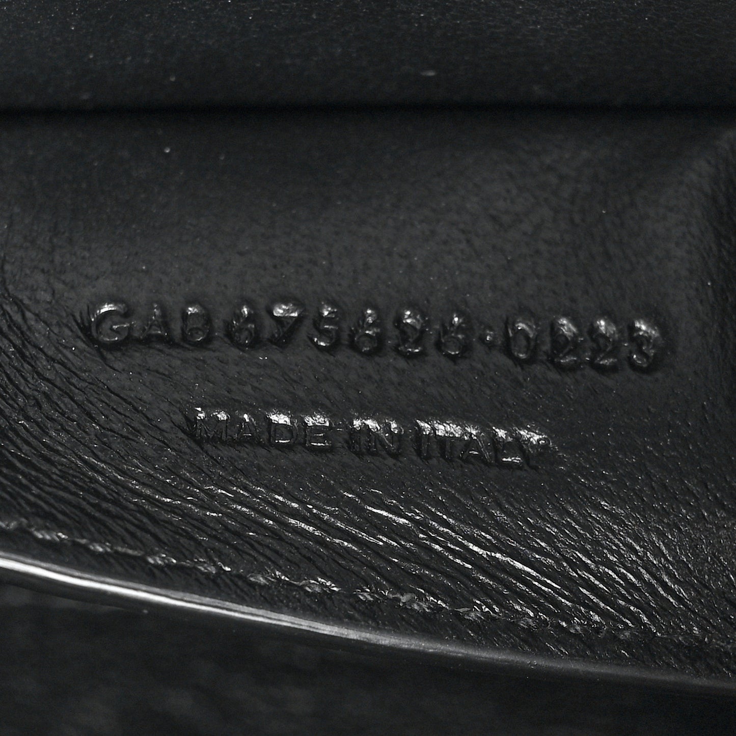 SAINT LAURENT Smooth Calfskin Manhattan Shoulder Bag Black Beige