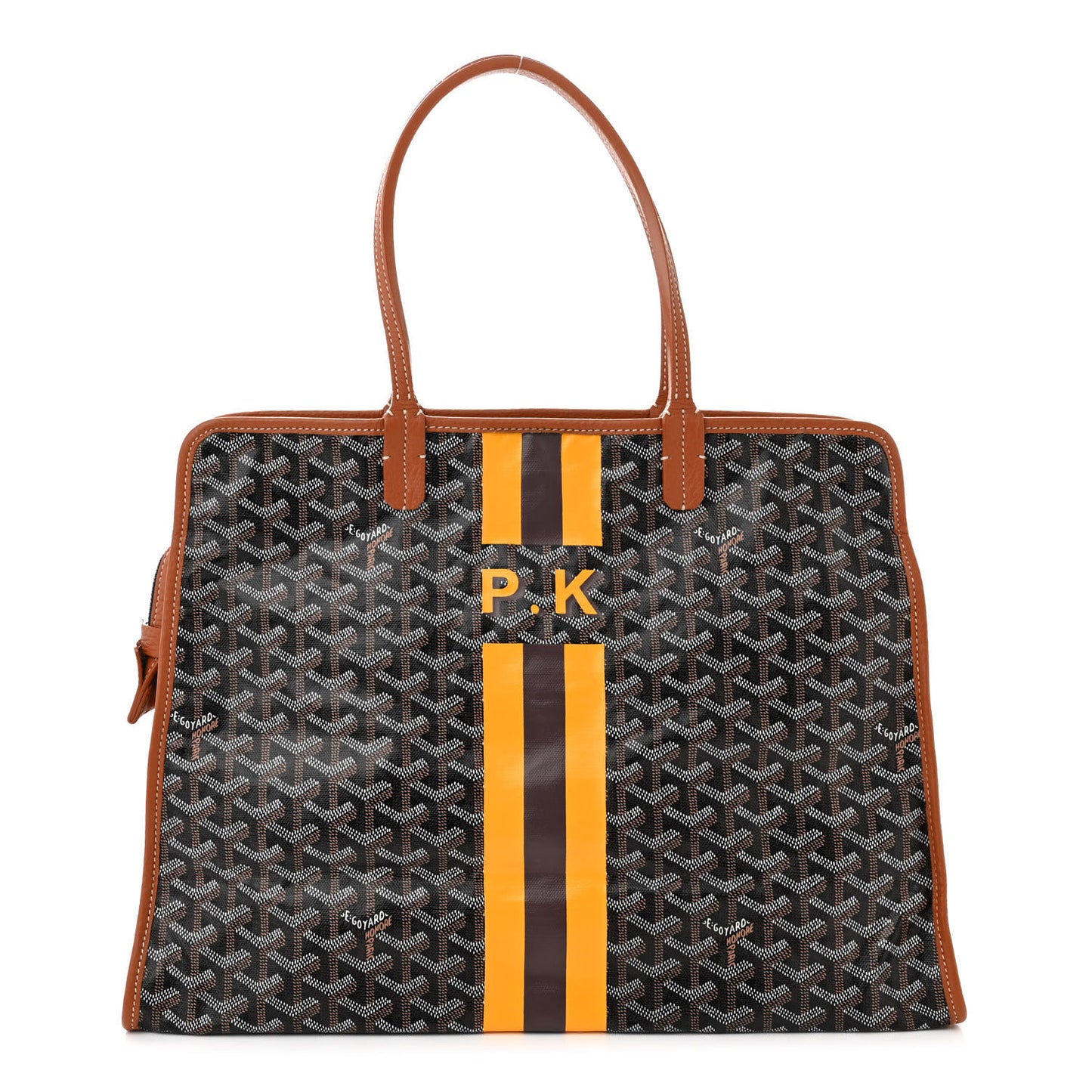 Goyardine Sac Hardy Pet Carrier PM Black Gold
