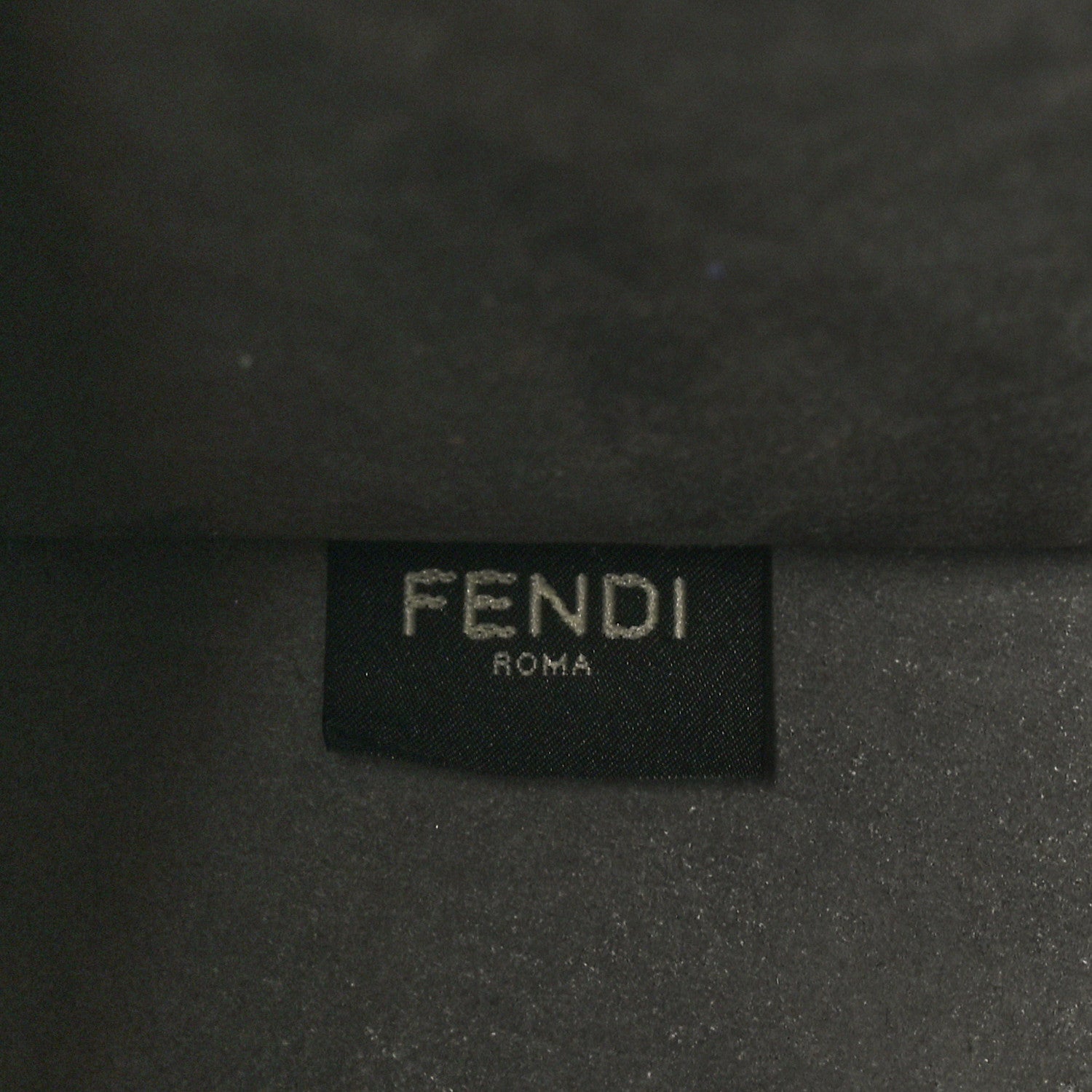 Fendi Vitello Cher Logo Embossed Medium Go To Shopper Tote Black 6 of 8