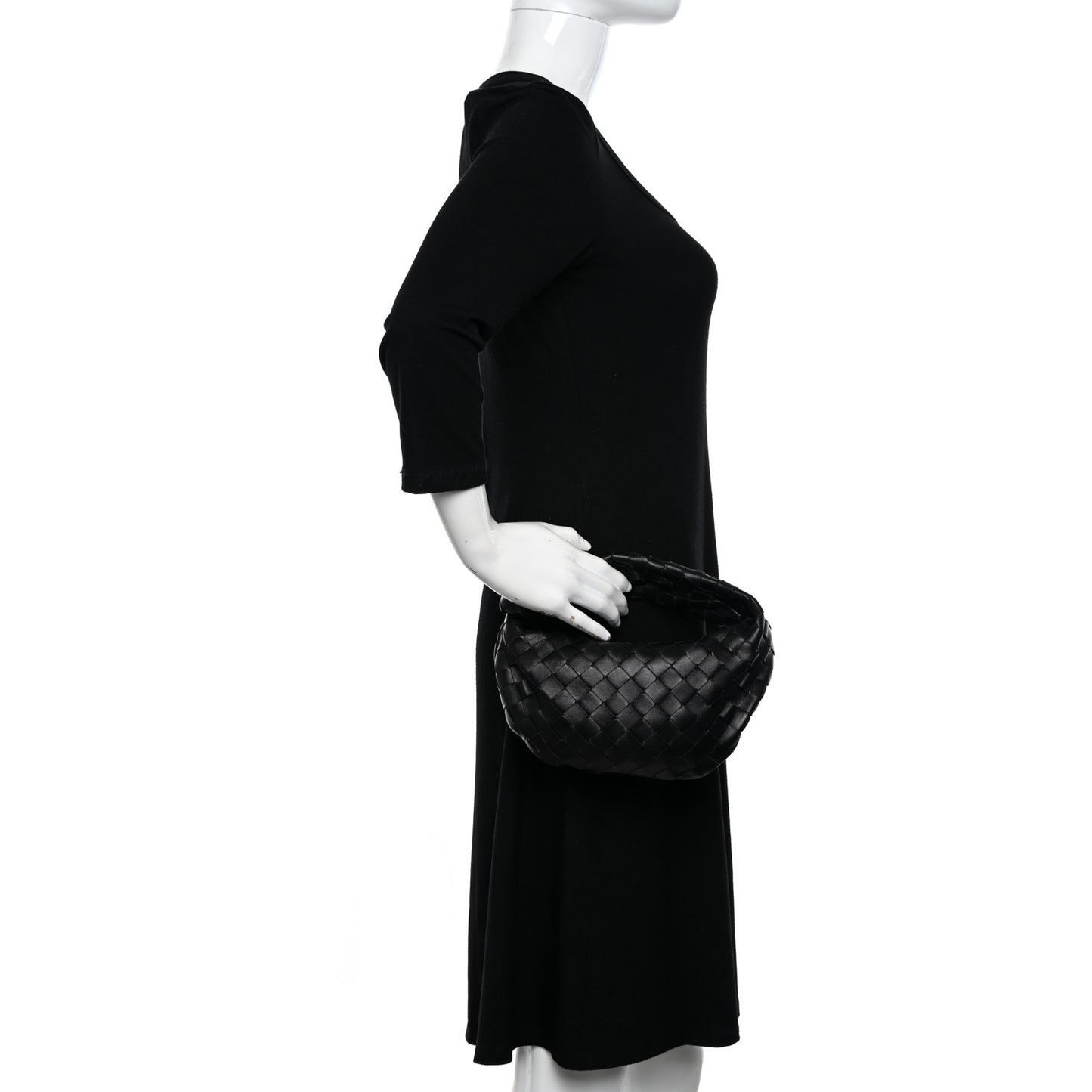 Nappa Intrecciato Mini Jodie Black