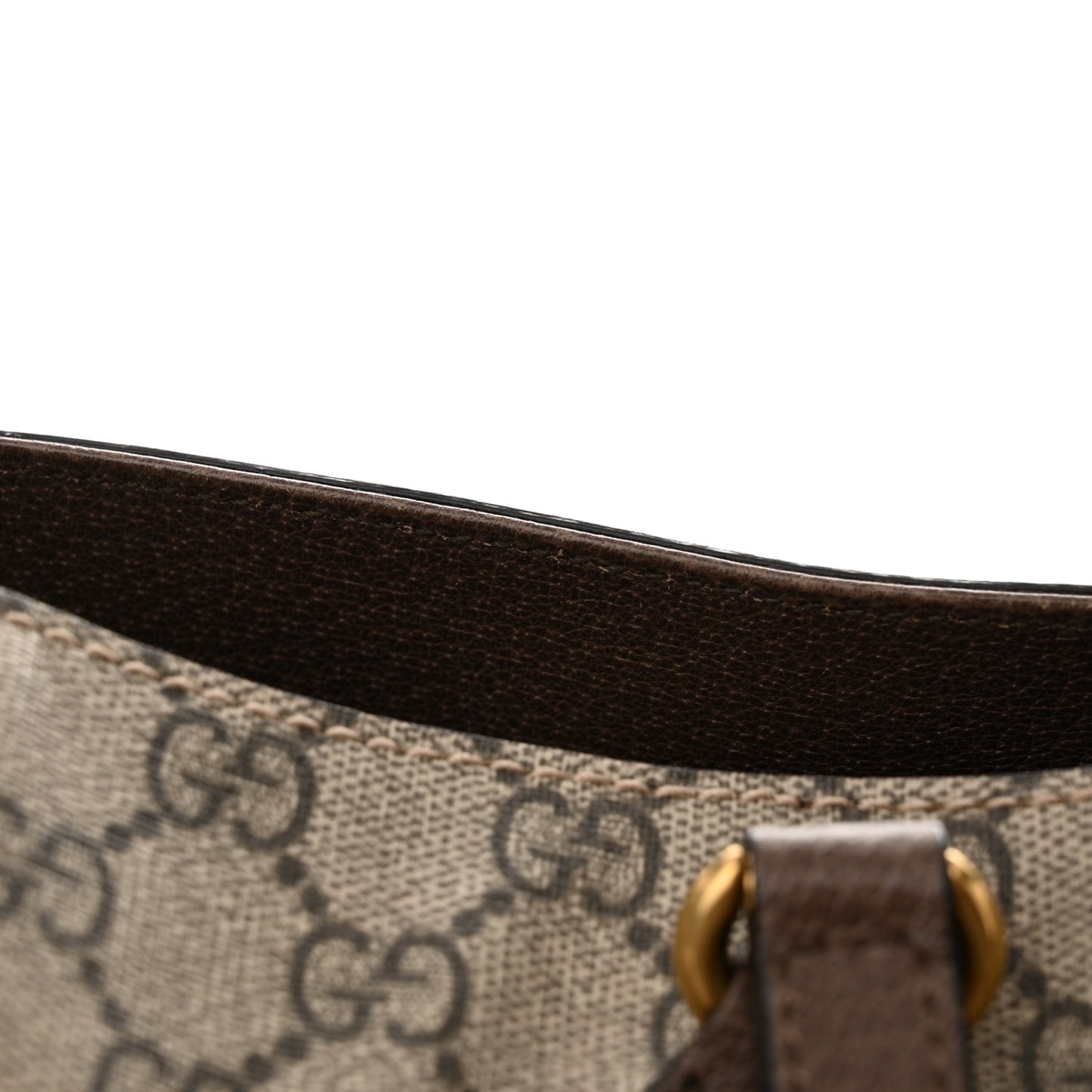 Soft GG Supreme Monogram Courrier Medium Crossbody Tote Beige New Acero