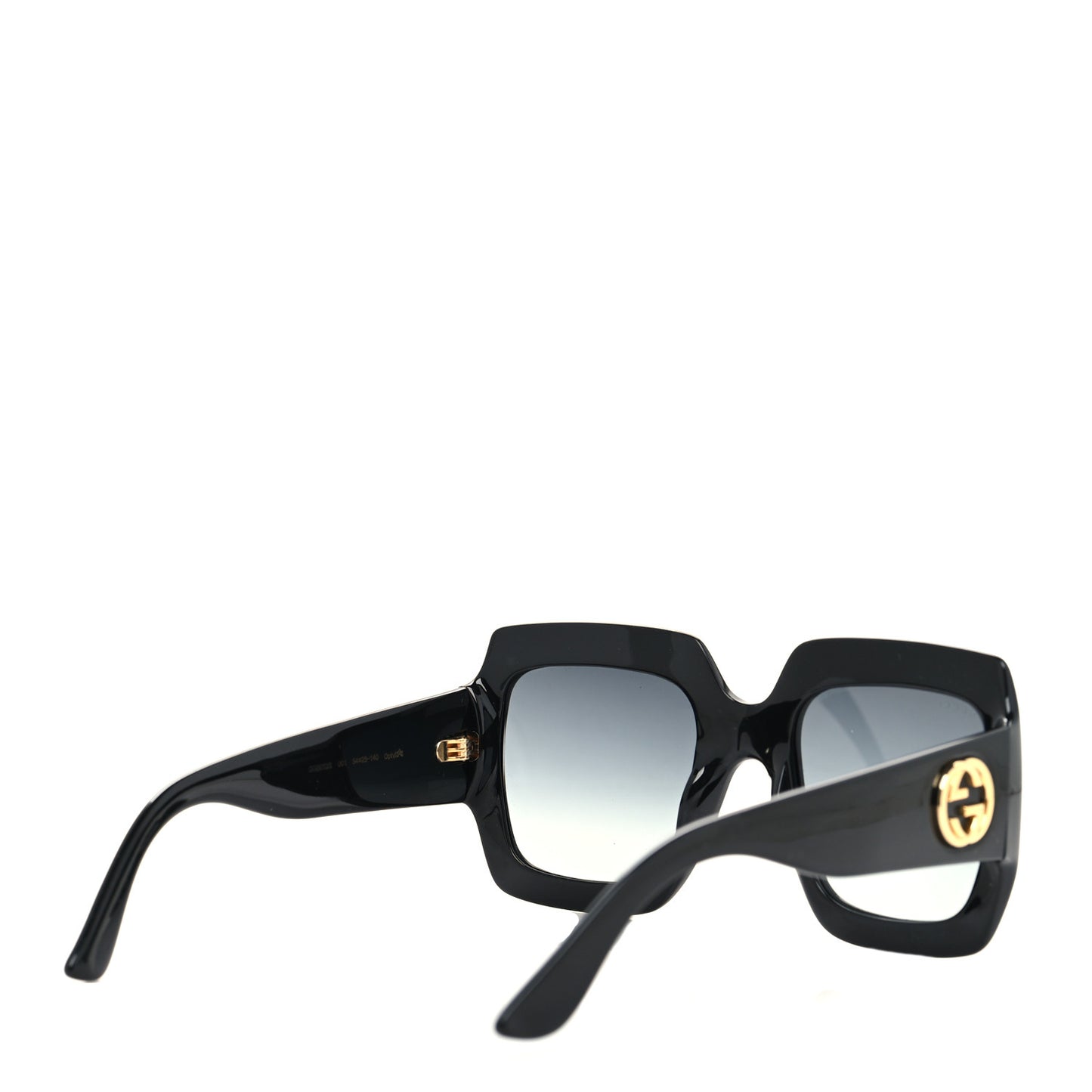 Acetate Square Frame Sunglasses GG0053S Black