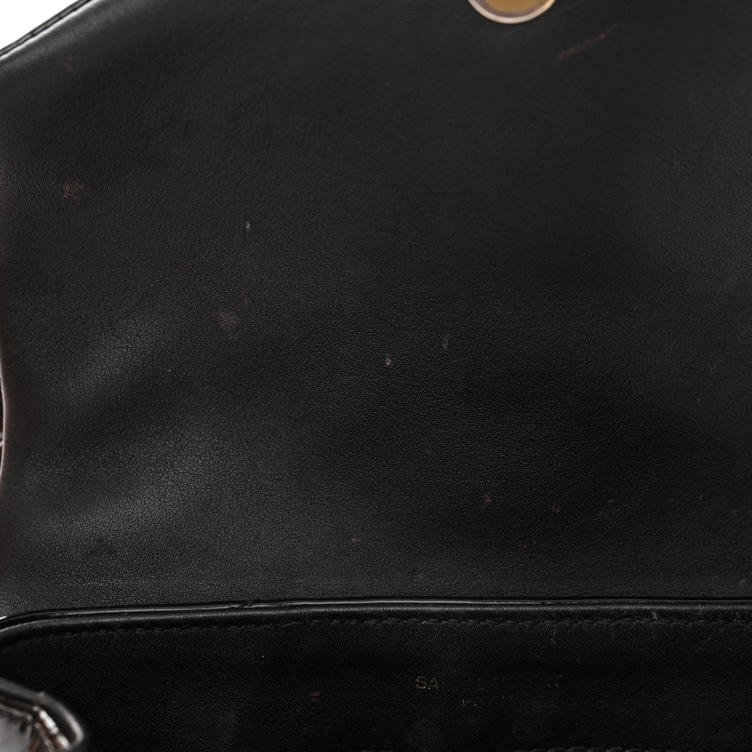 Saint Laurent Patent Y Quilted Monogram Toy Loulou Crossbody Bag Black 14 of 18