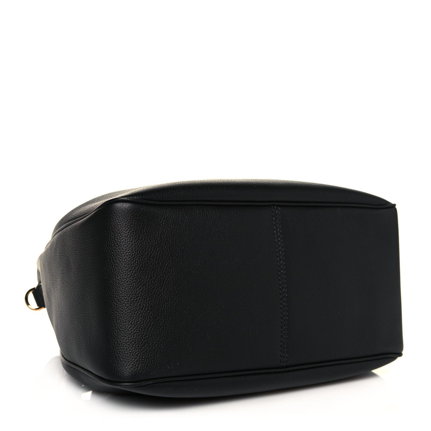 Grained Calfskin La Medusa Bucket Bag Black