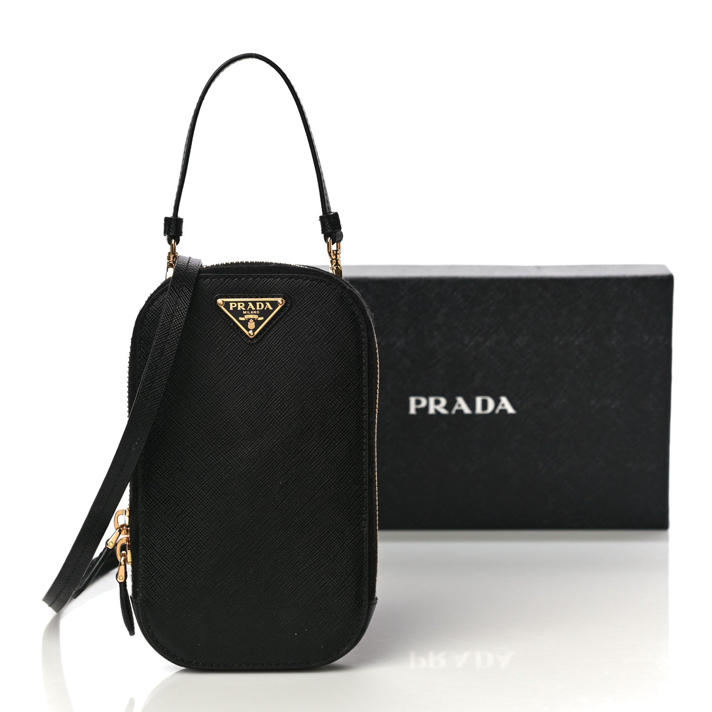 Saffiano Mini Bag Black