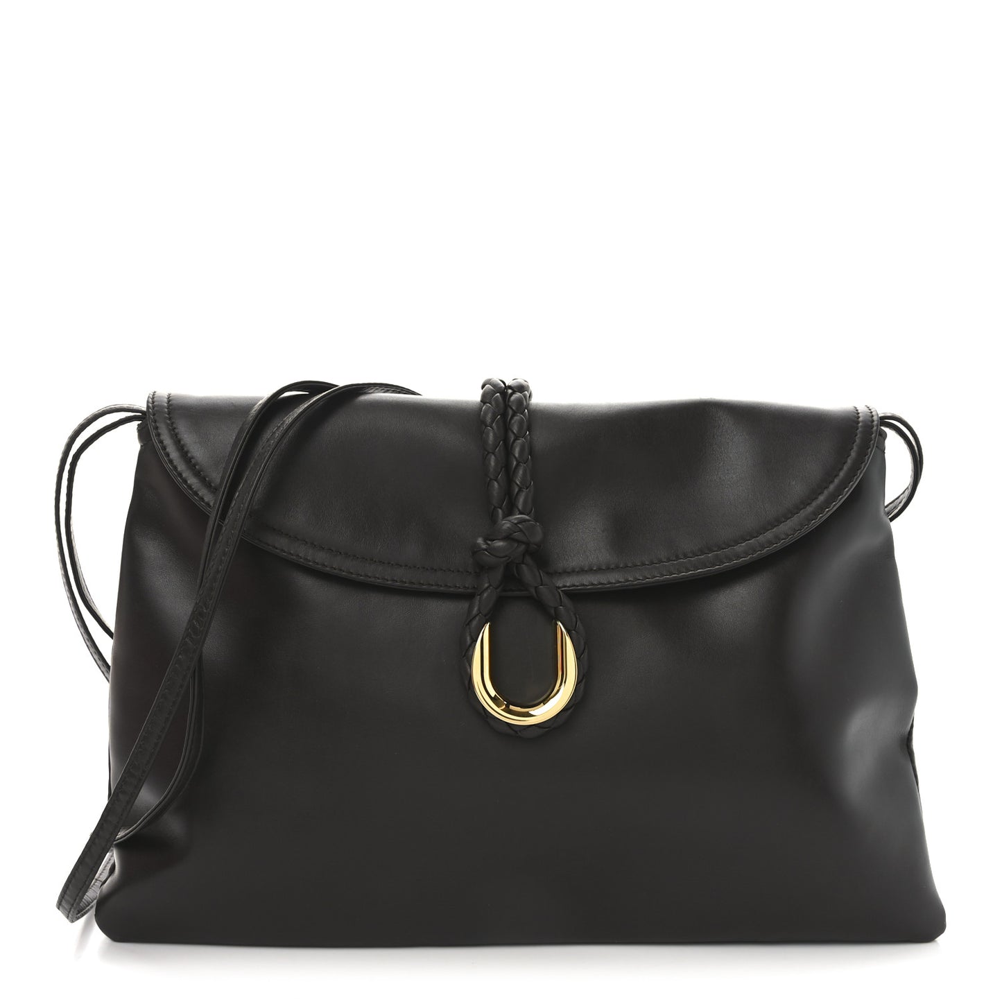 Smooth Calfskin Medium Liberta Shoulder Bag Fondant