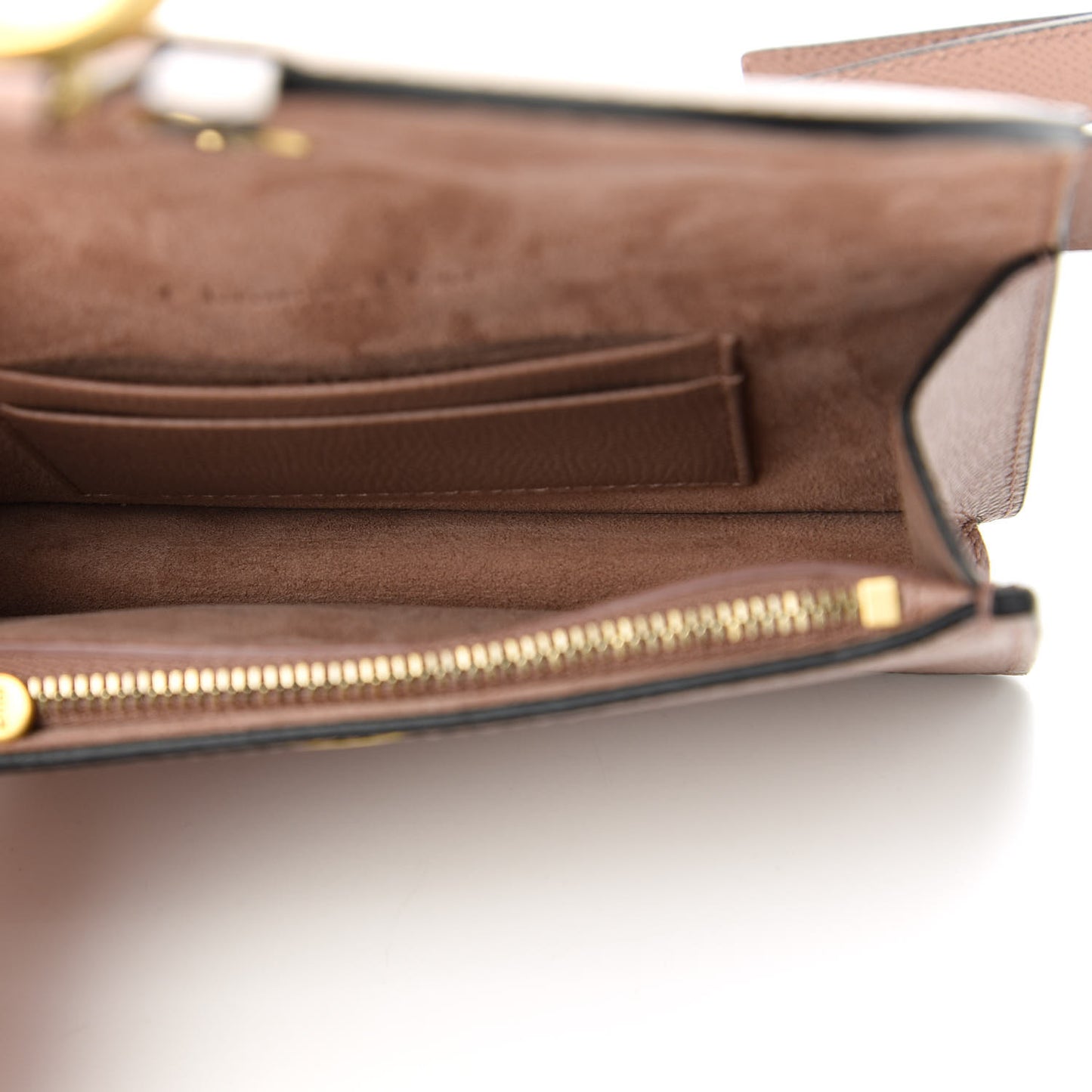 Grained Calfskin Saddle Clutch Fard