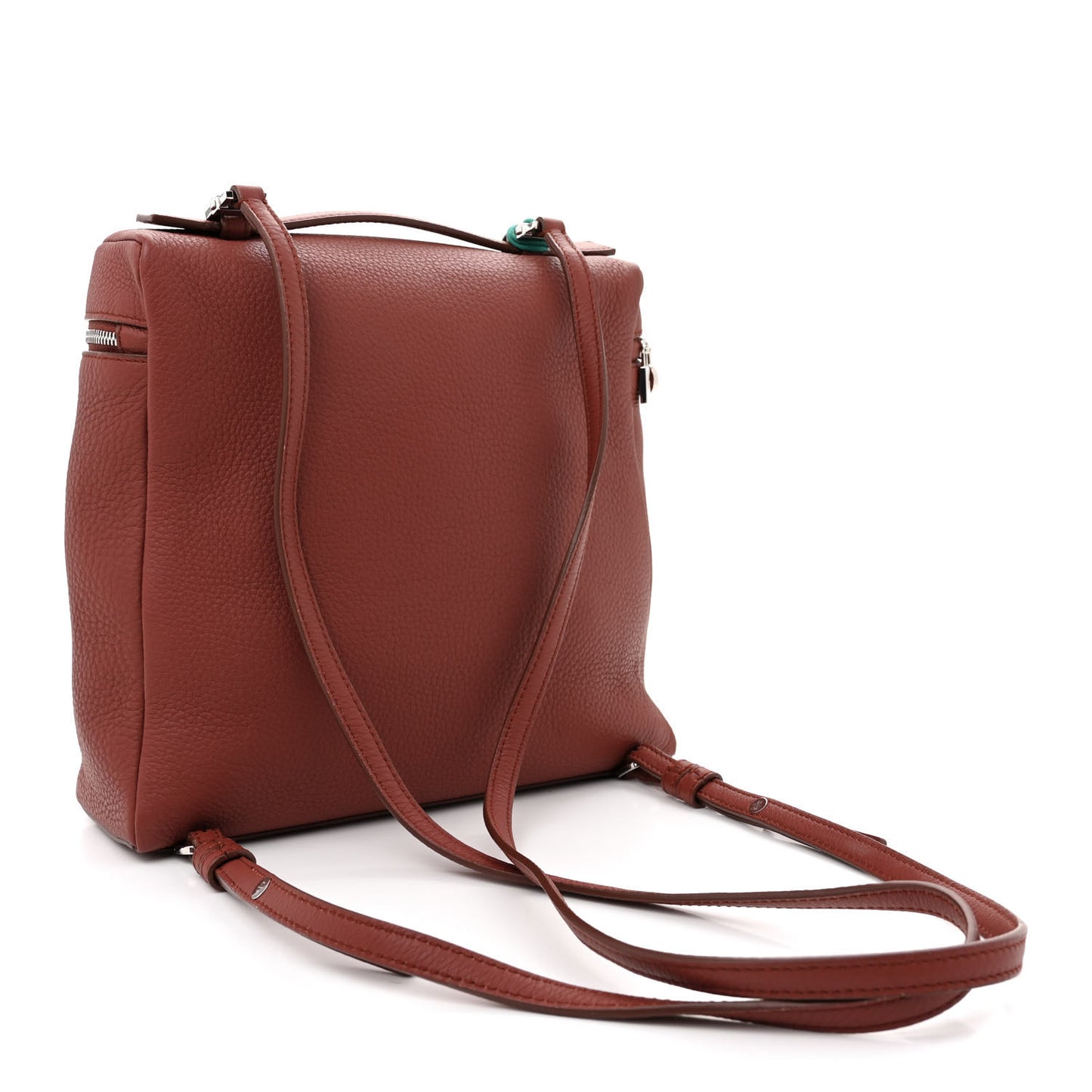 Grained Calfskin L23.5 Extra Pocket Backpack Kummel