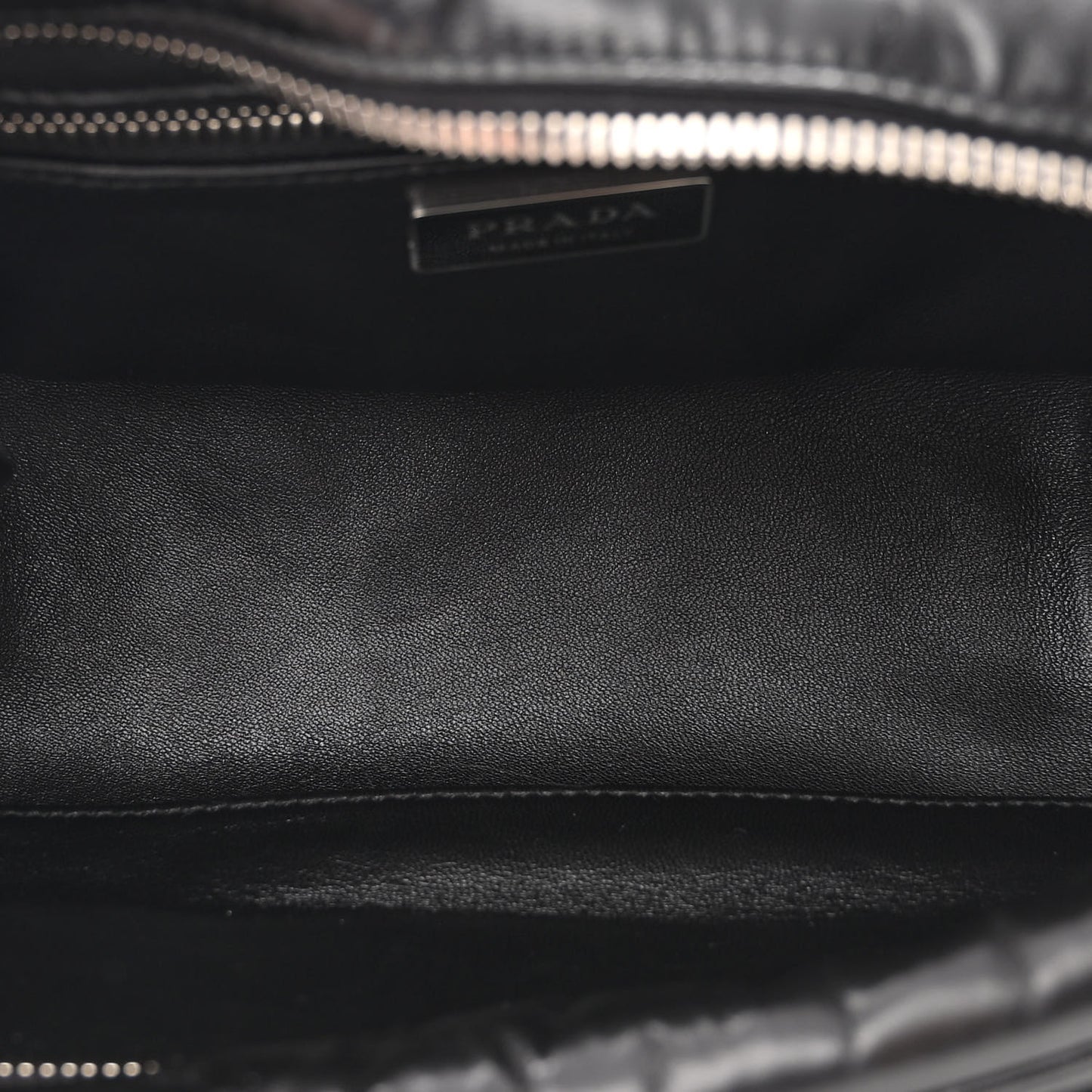 Nappa Antique Small Re-Edition 2001 Two Handle Crossbody Bag Black
