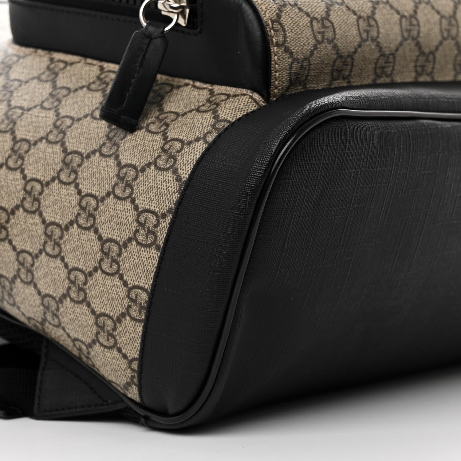 Gucci GG Supreme Monogram Medium Backpack Black 9 of 11