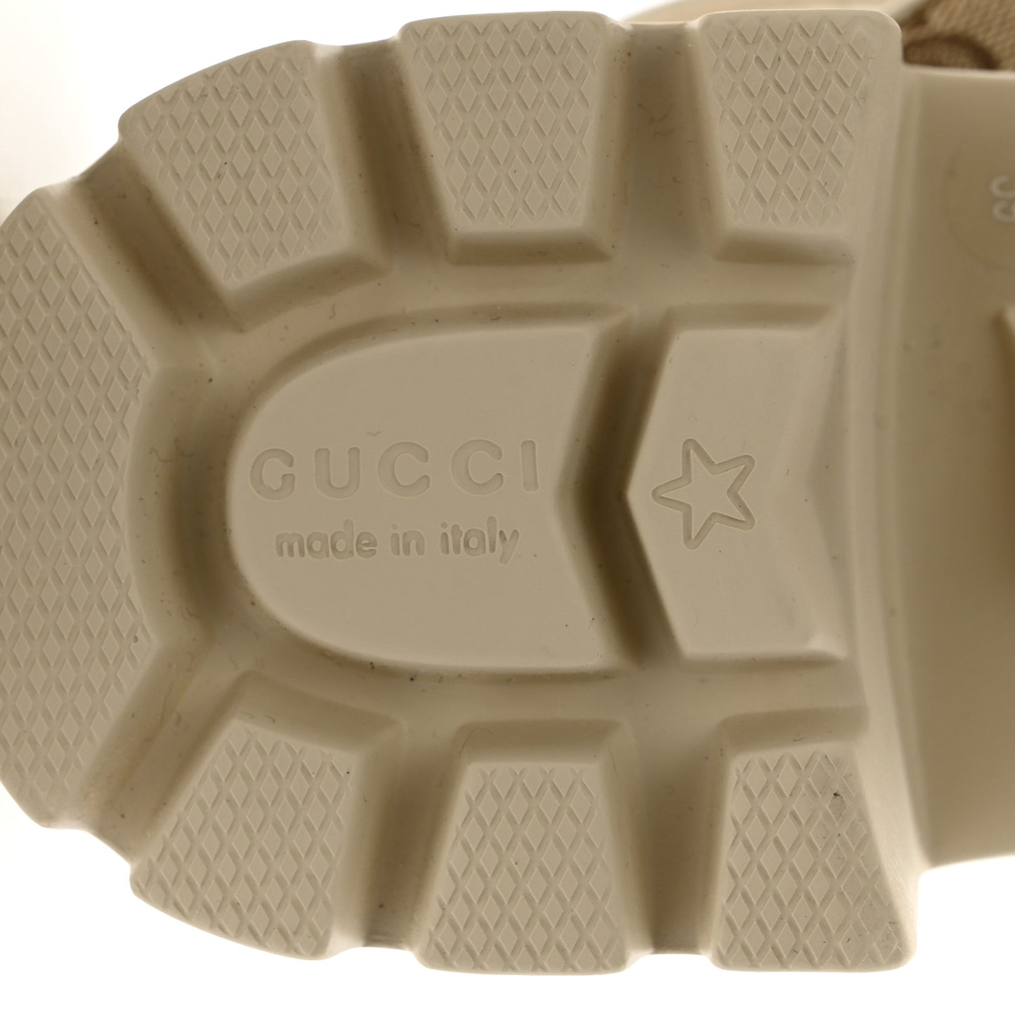 Monogram Granada Kid Trip 40/72mm Lug Sole Sandals 39 Beige Ebony Mystic White