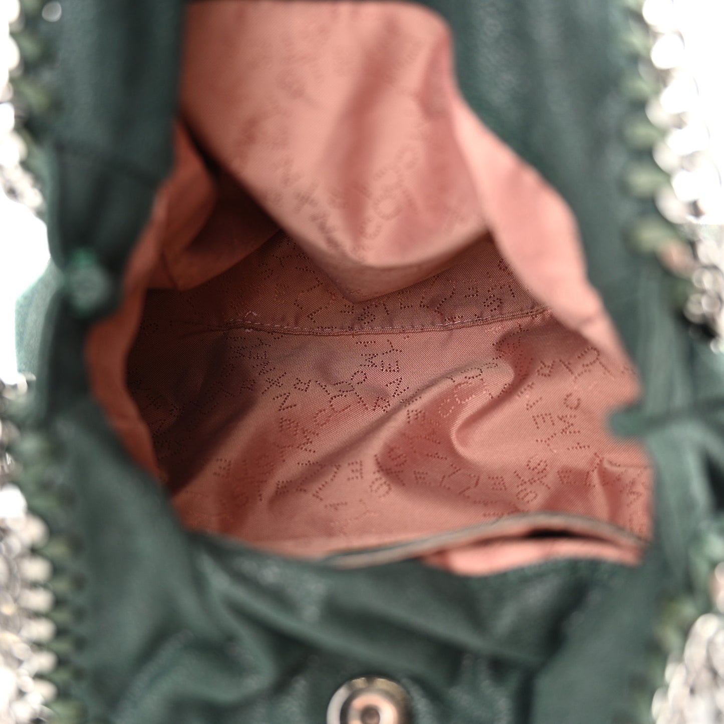 Shaggy Deer Mini Falabella Fold Over Tote Pine