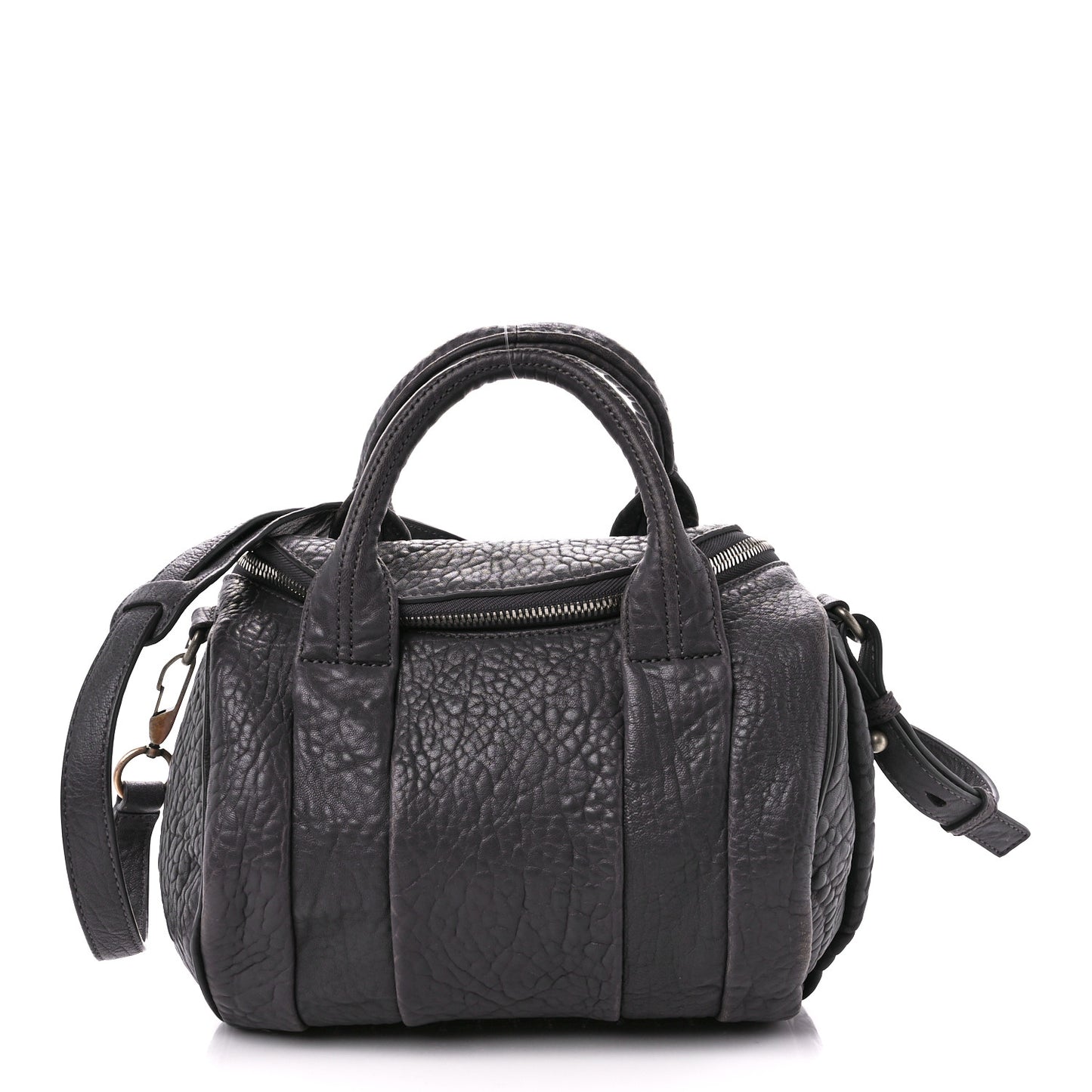 Pebbled Lambskin Rockie Tundra Antique Silver Hardware