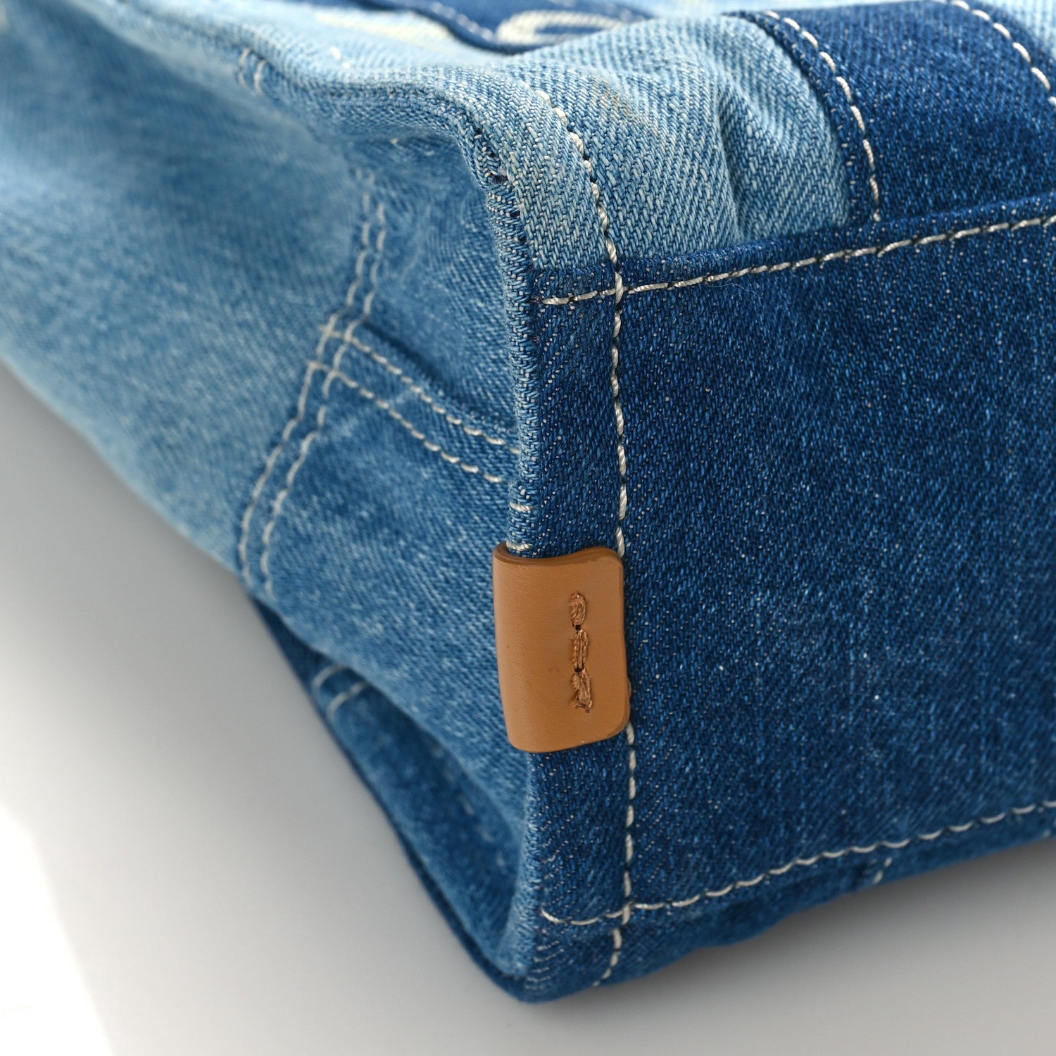 Marc Jacobs Denim Canvas Small Tote Bag Blue 6 of 10