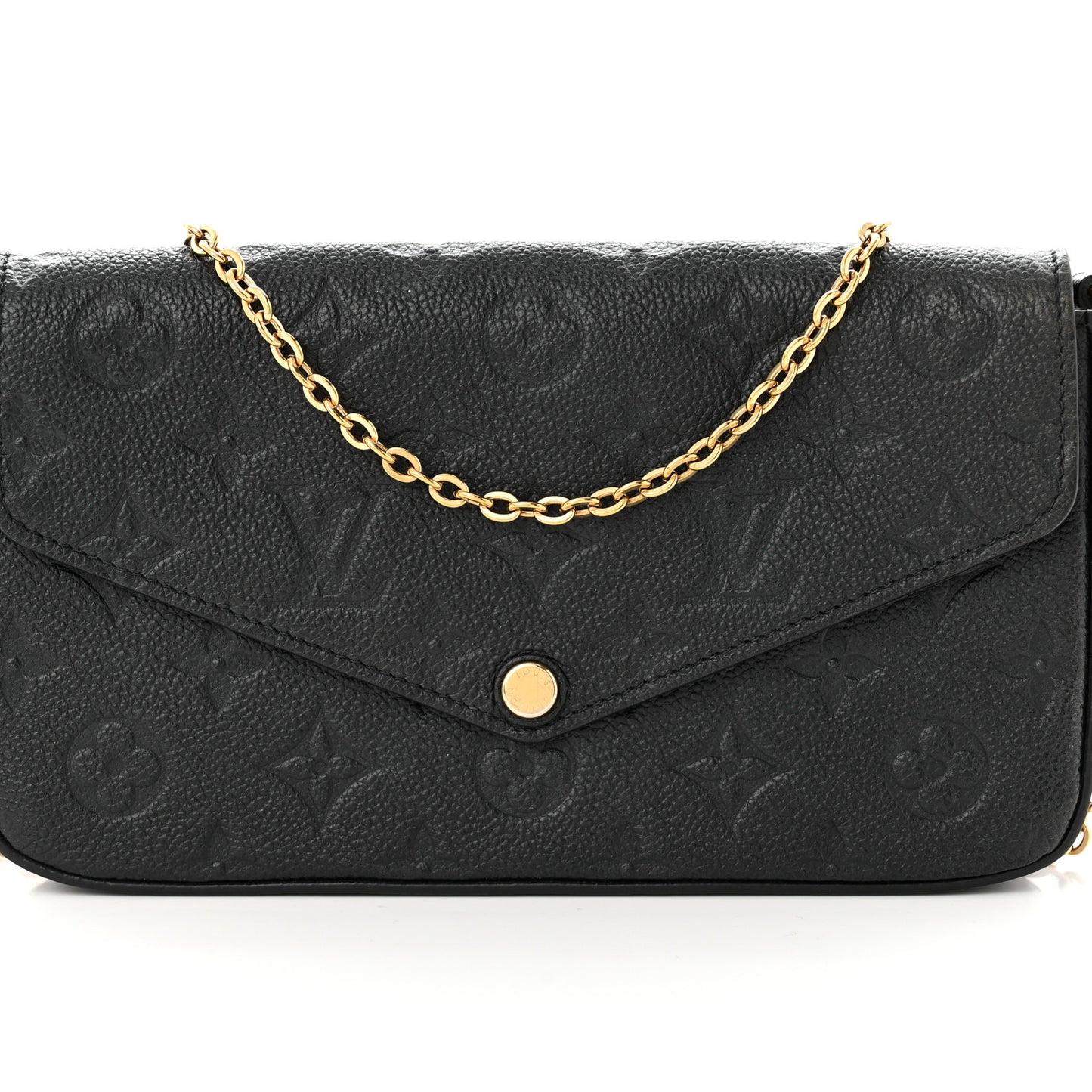 Empreinte Pochette Felicie Chain Wallet Black