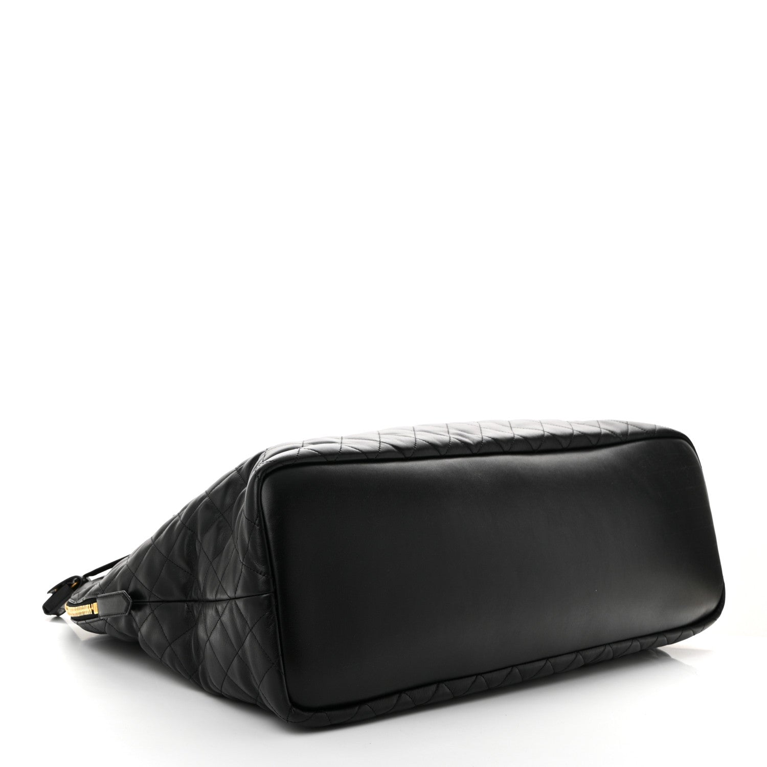 Saint Laurent Calfskin Quilted ES Giant Travel Bag Black 4 of 10