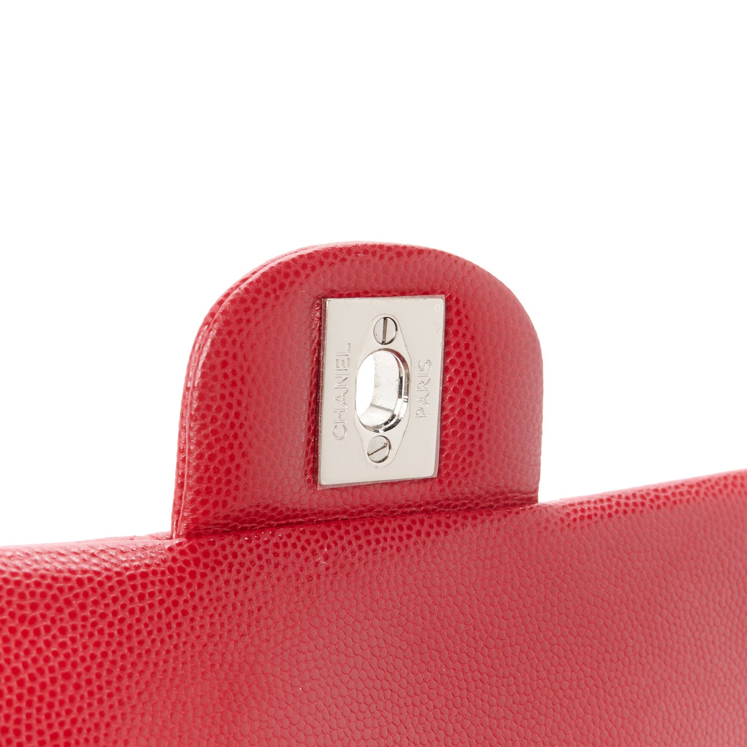 Chanel Caviar Quilted Mini Rectangular Flap Red 6 of 11