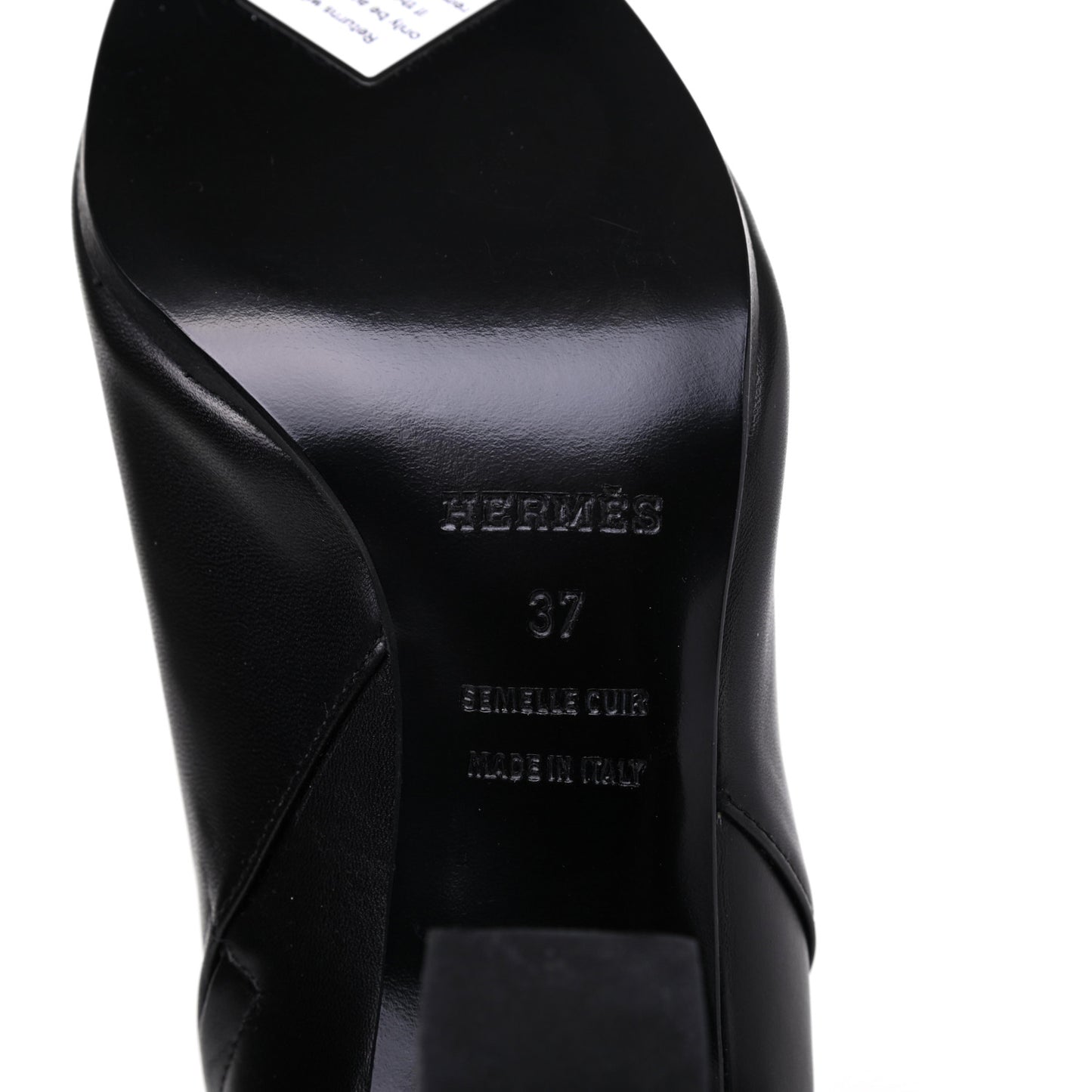 Calfskin Joueuse Ankle Boots 37 Black