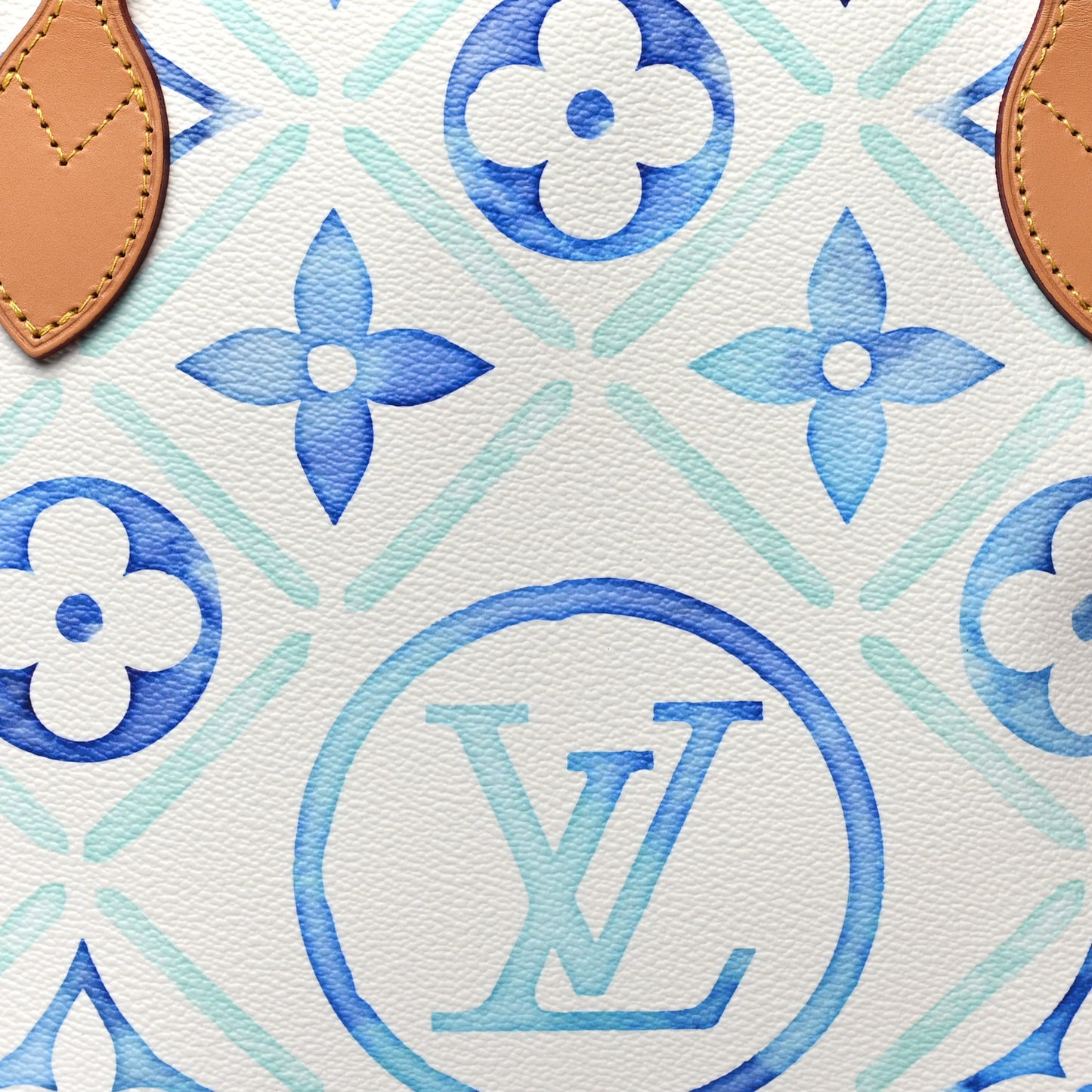 Monogram Tiles By The Pool 2.0 Neverfull MM Lagoon Blue