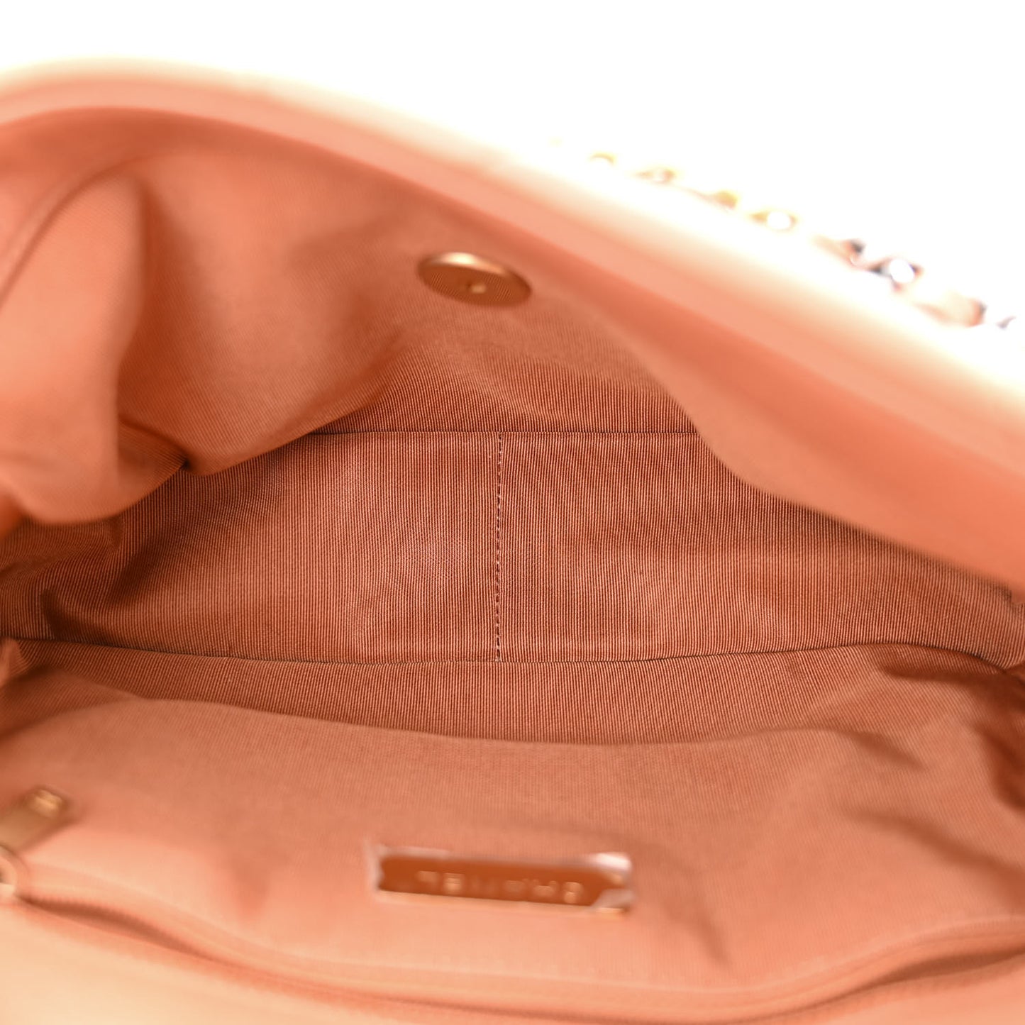Lambskin Quilted Medium Chanel 19 Flap Brown