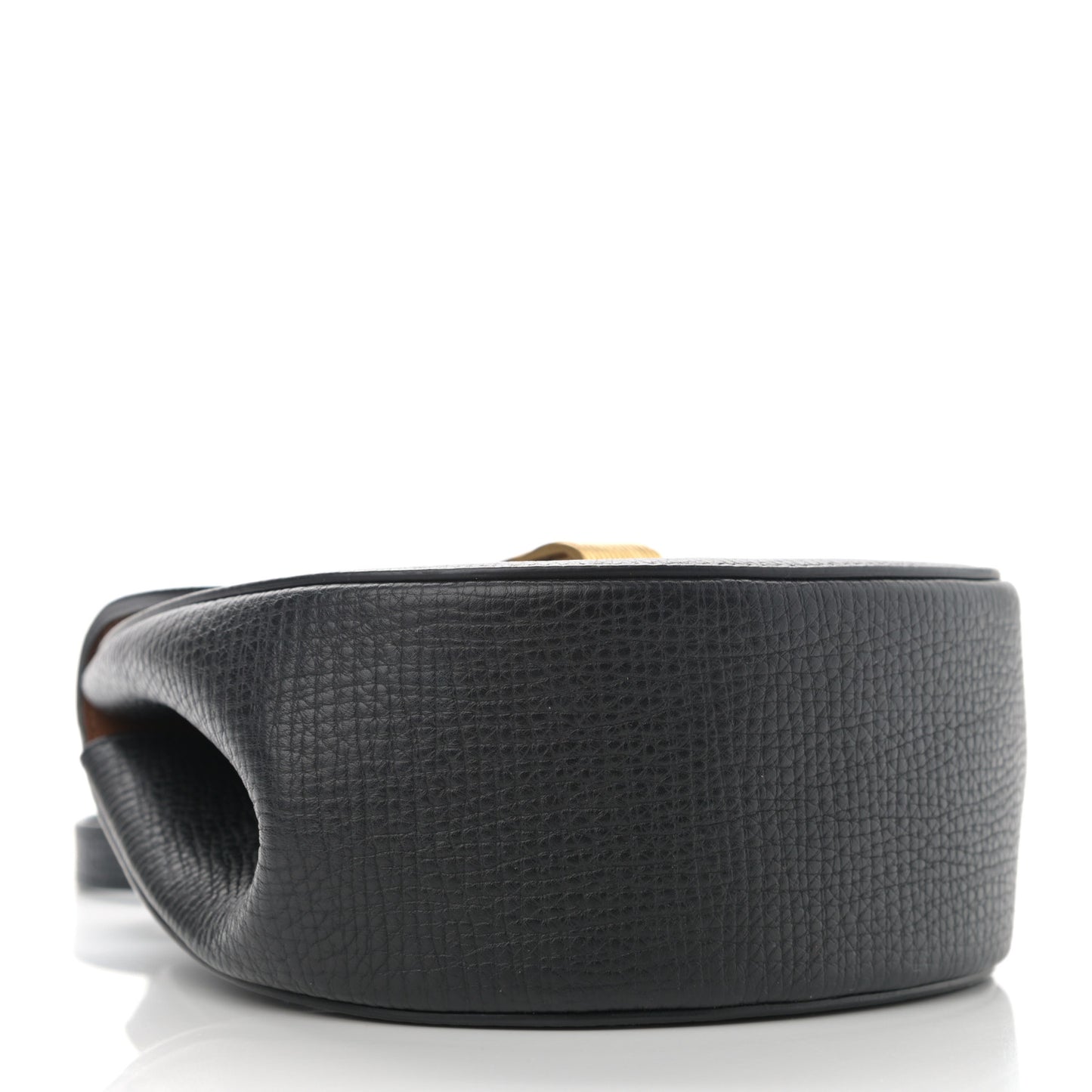Palmellato Calfskin Rounded Belt Bag Black
