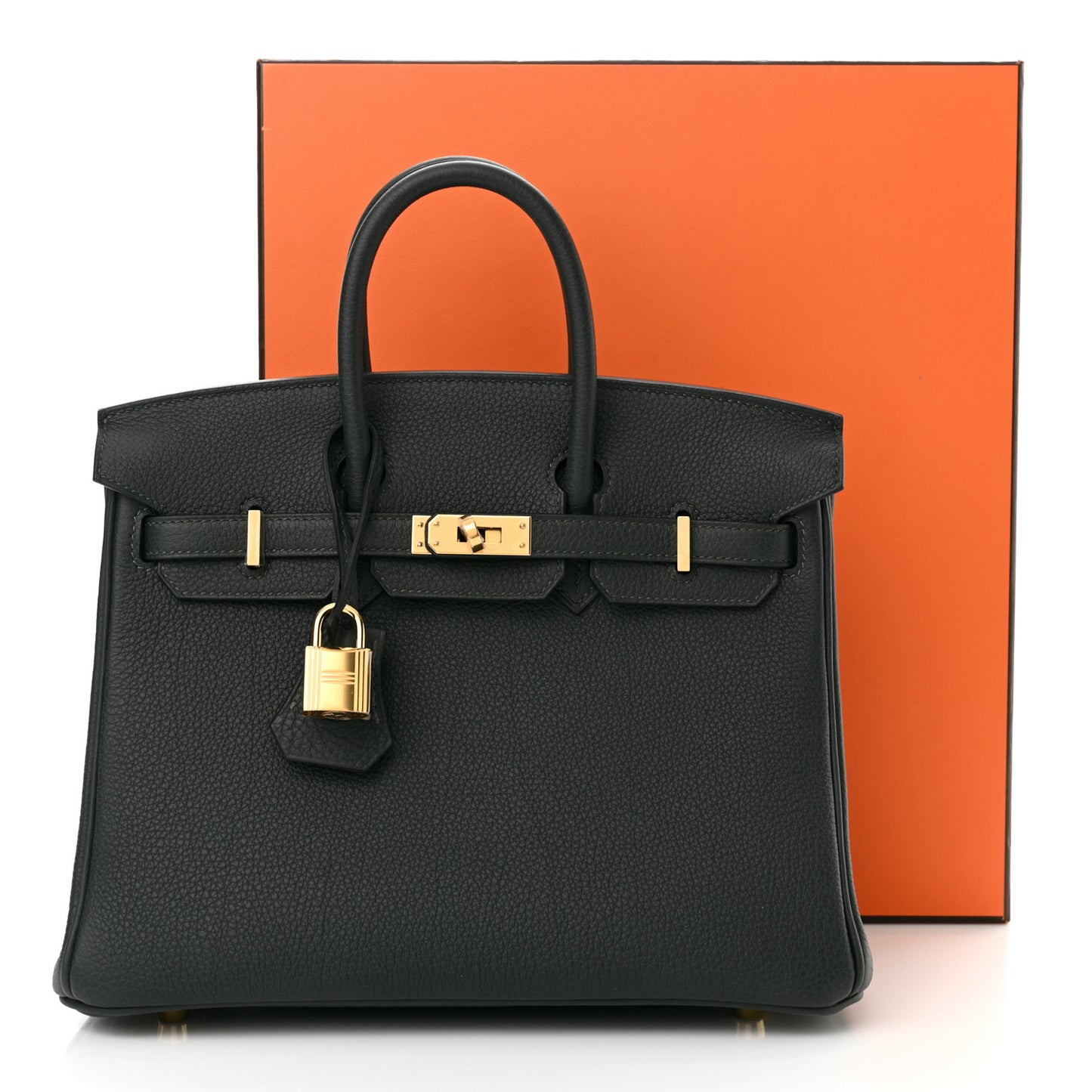 Togo Birkin 25 Vert Fonce