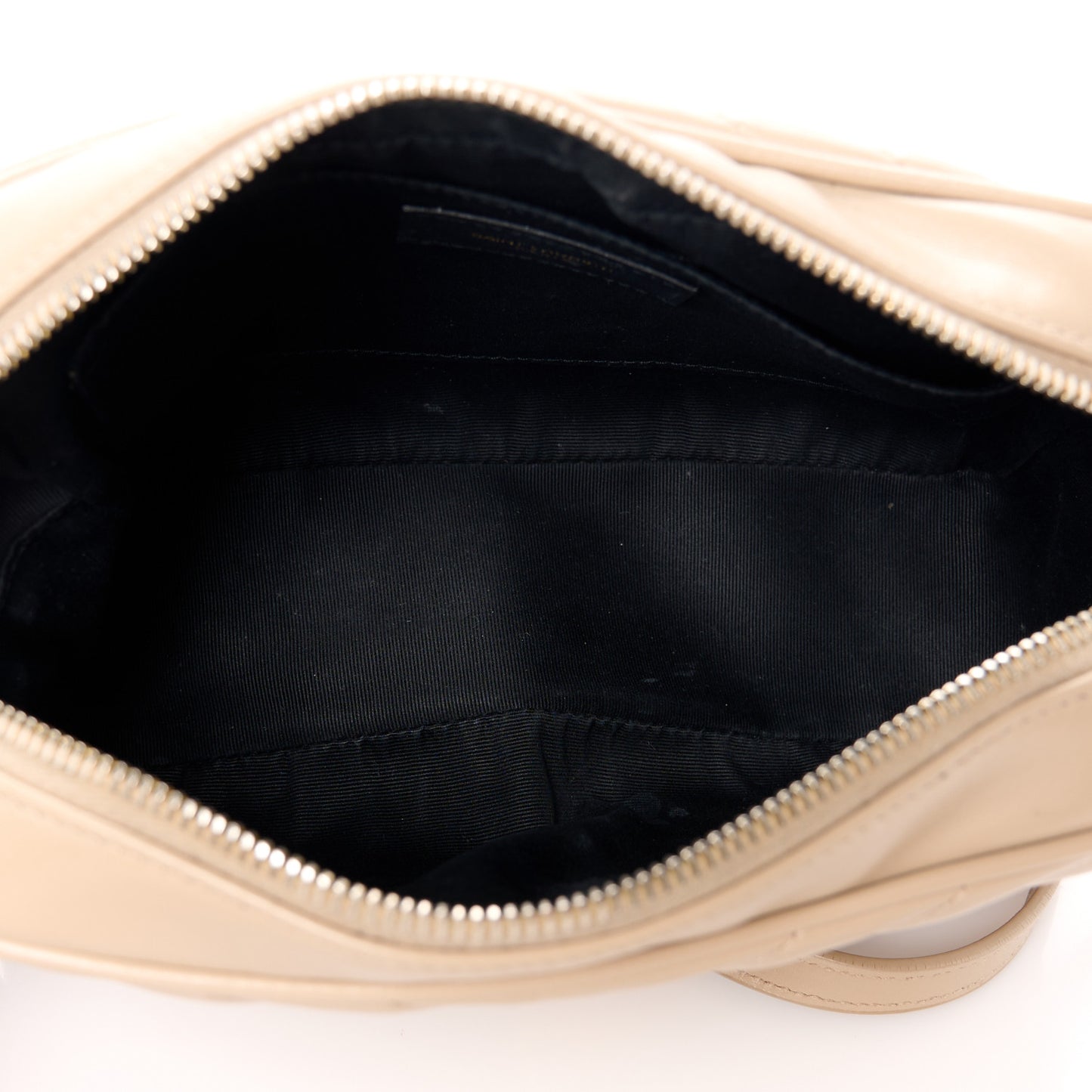 Calfskin Matelasse Monogram Lou Camera Bag Dark Latte