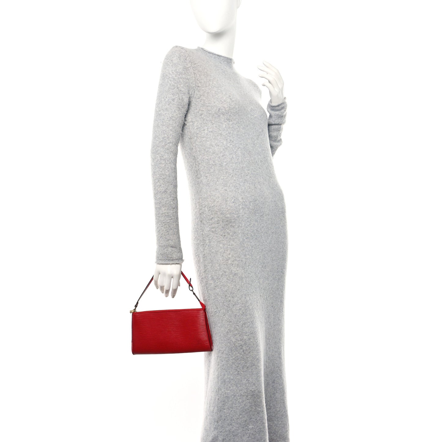 Epi Pochette Accessories 21 Castillan Red