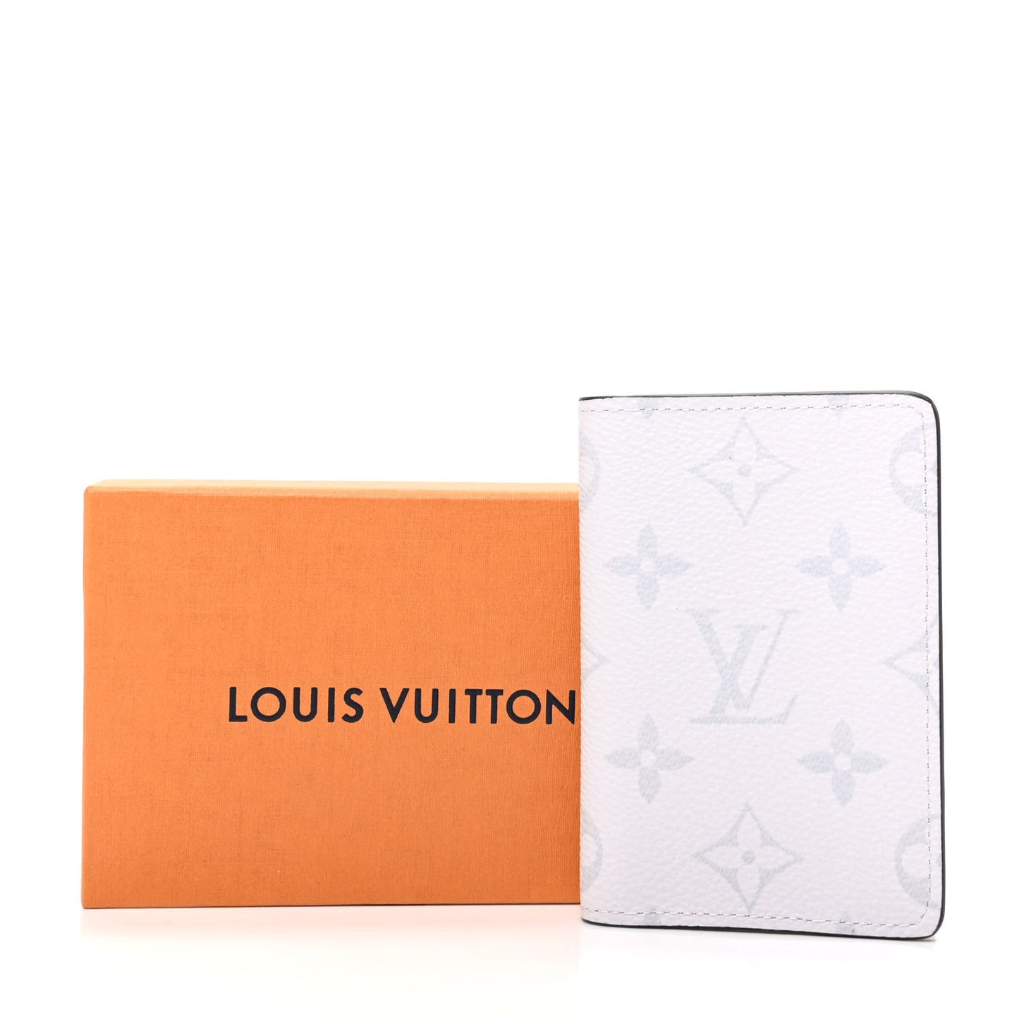 Monogram Pocket Organizer White