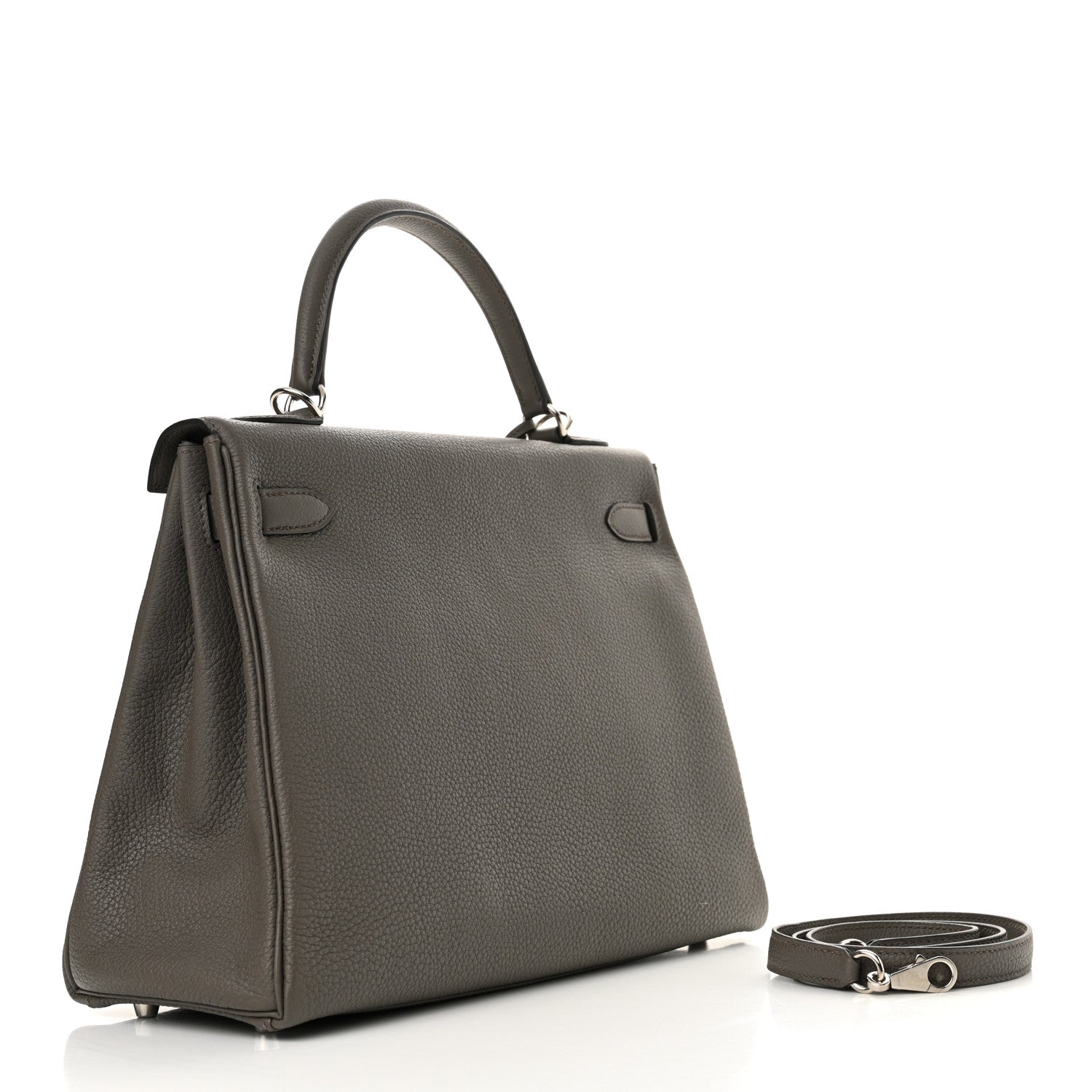 Hermes Togo Kelly Retourne 32 Etain 3 of 11