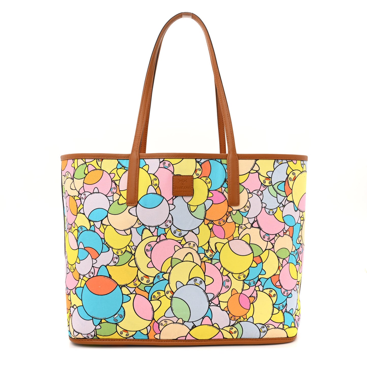 X Eddie Kang Visetos Medium Reversible Shopper Tote White