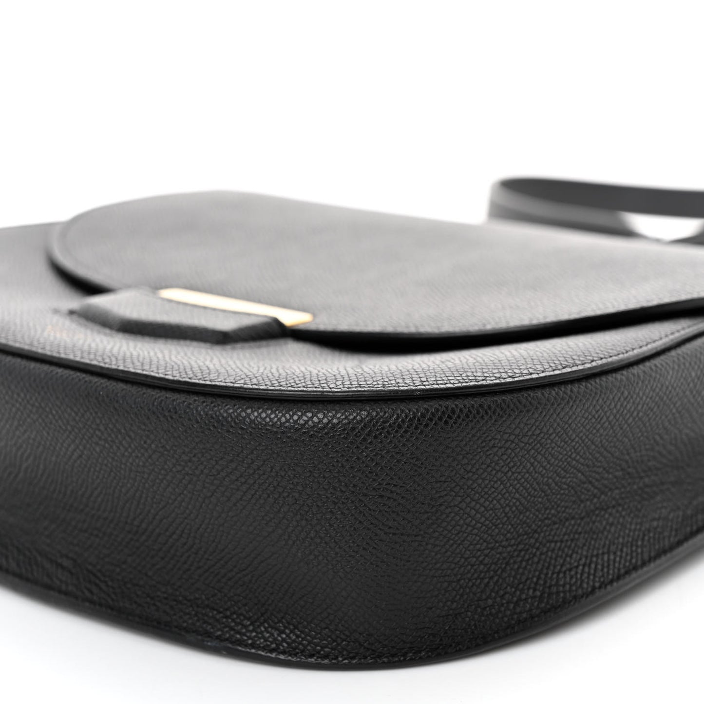 Grained Calfskin Small Trotteur Black