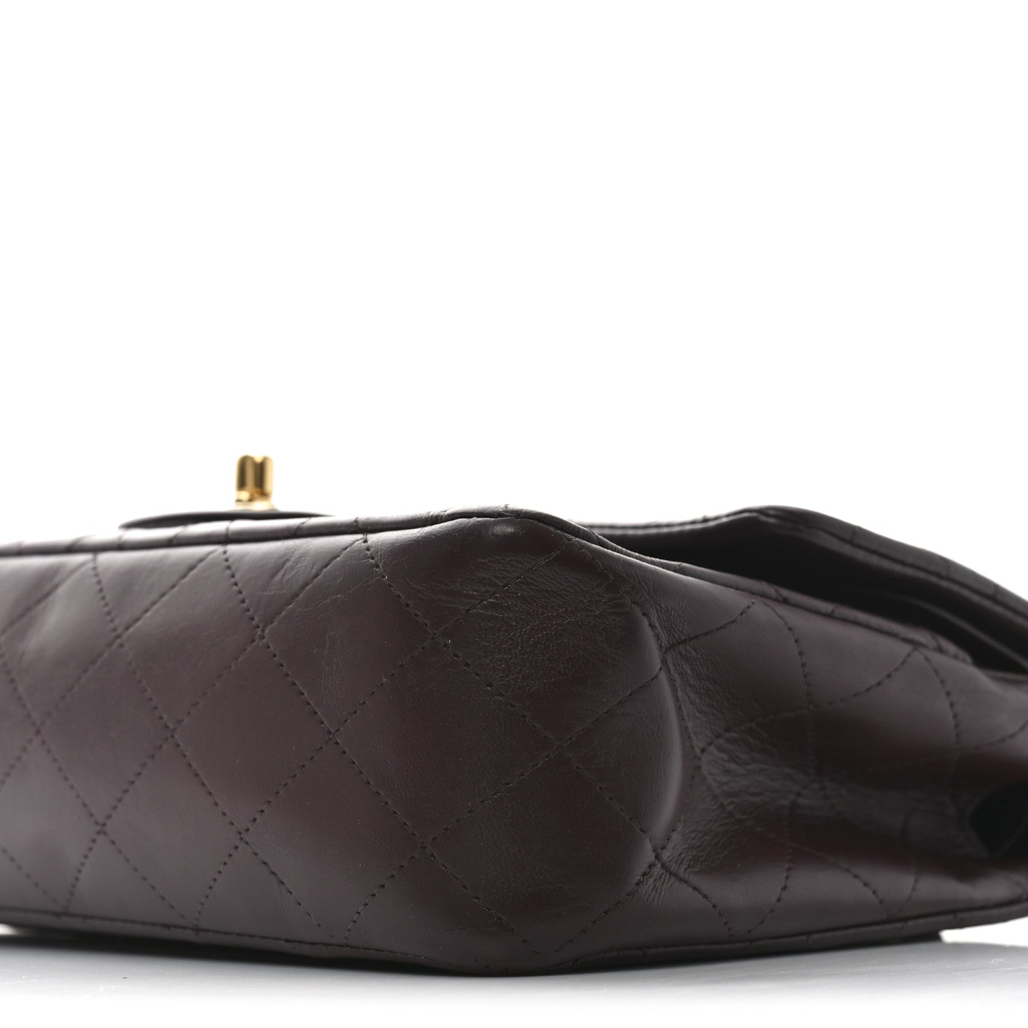 Chanel Lambskin Quilted Medium Double Flap Burgundy 9 of 9