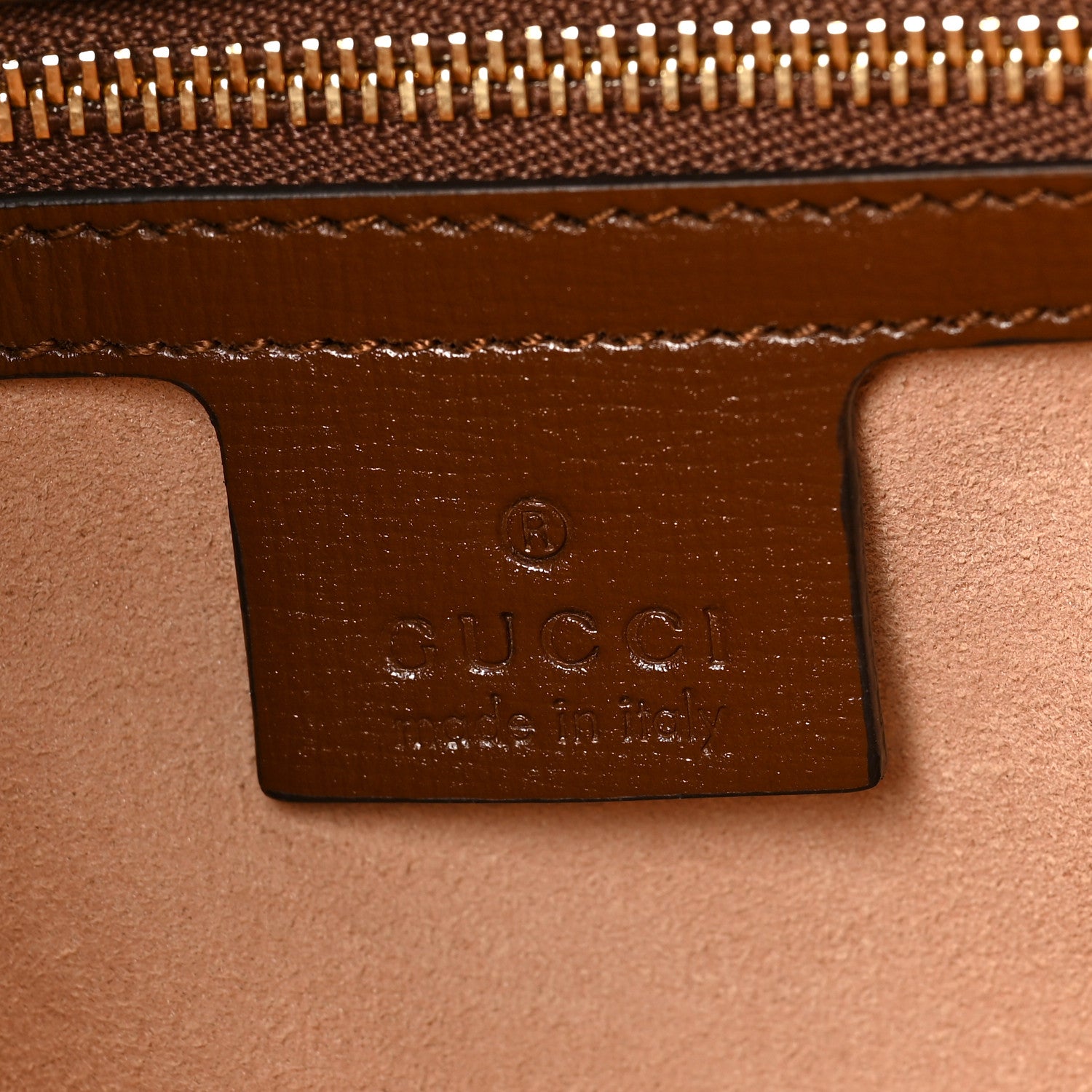 Gucci GG Supreme Monogram Azalea Calfskin Web Small Jackie 1961 Hobo Beige Ebony Brown Sugar 6 of 9