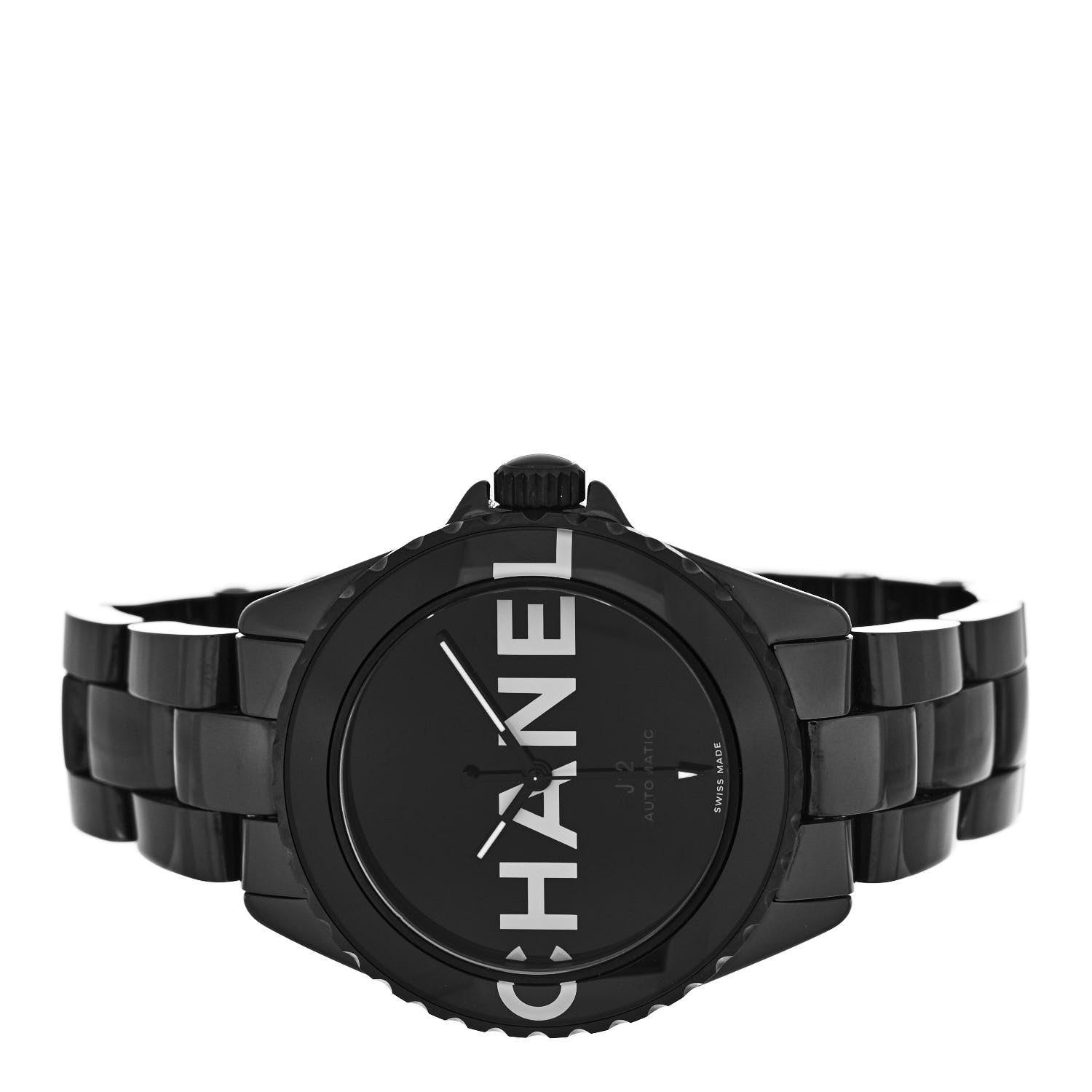 Chanel Stainless Steel Ceramic 38mm J12 Wanted de Chanel Automatic Watch Black 2 of 5