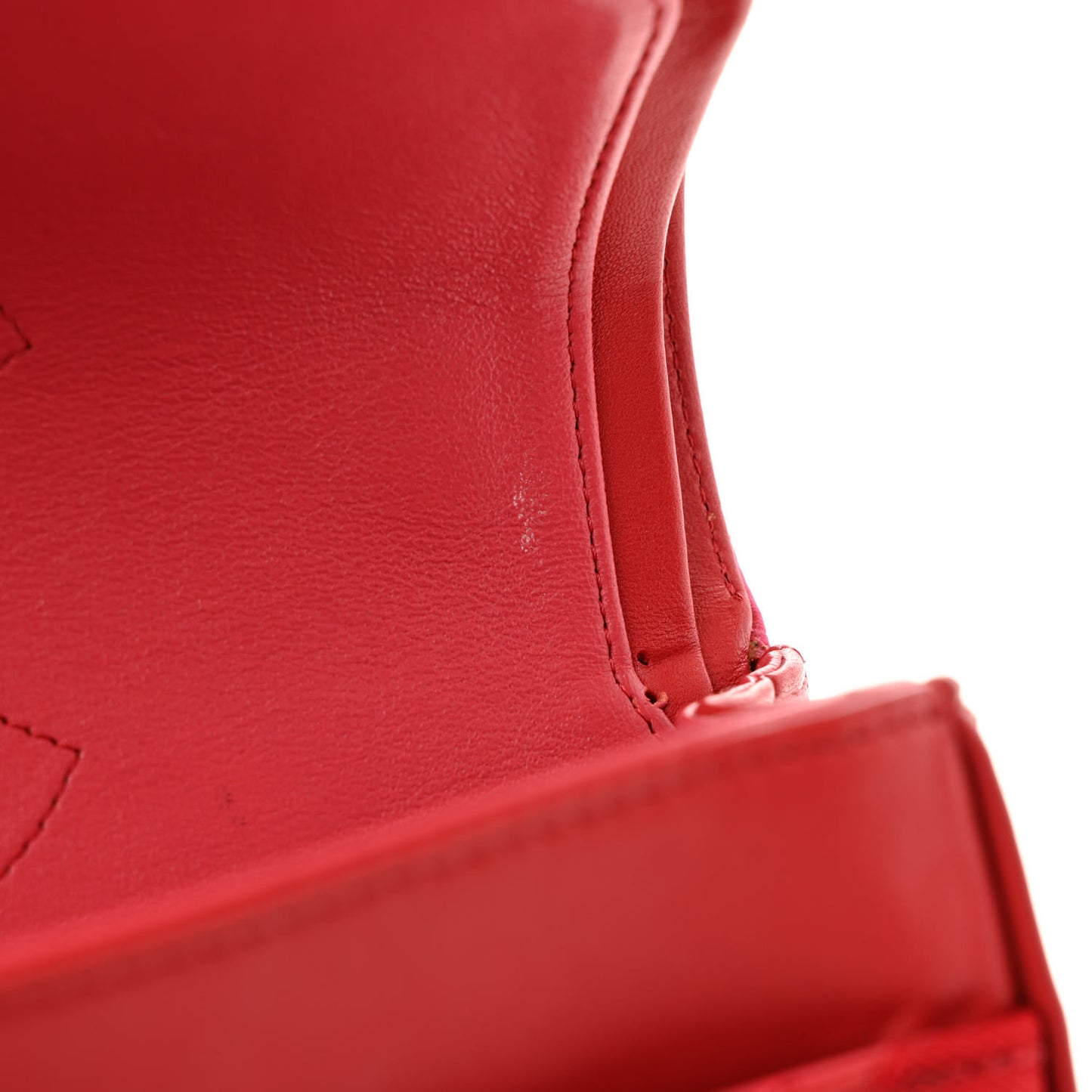 Lambskin Velvet Grosgrain Quilted 2.55 Reissue 225 Flap Red