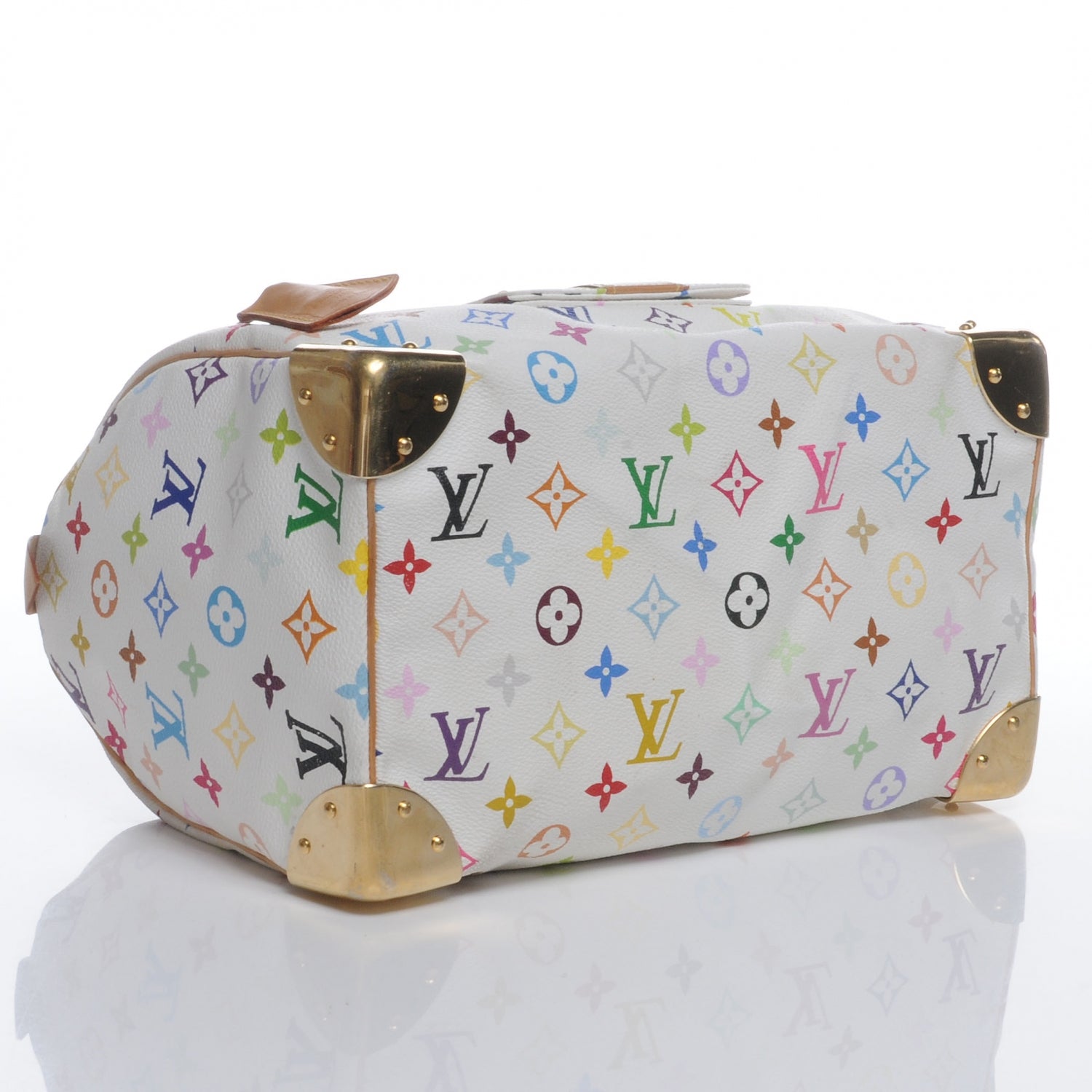 Louis Vuitton Monogram Multicolor Speedy 30 White 5 of 9