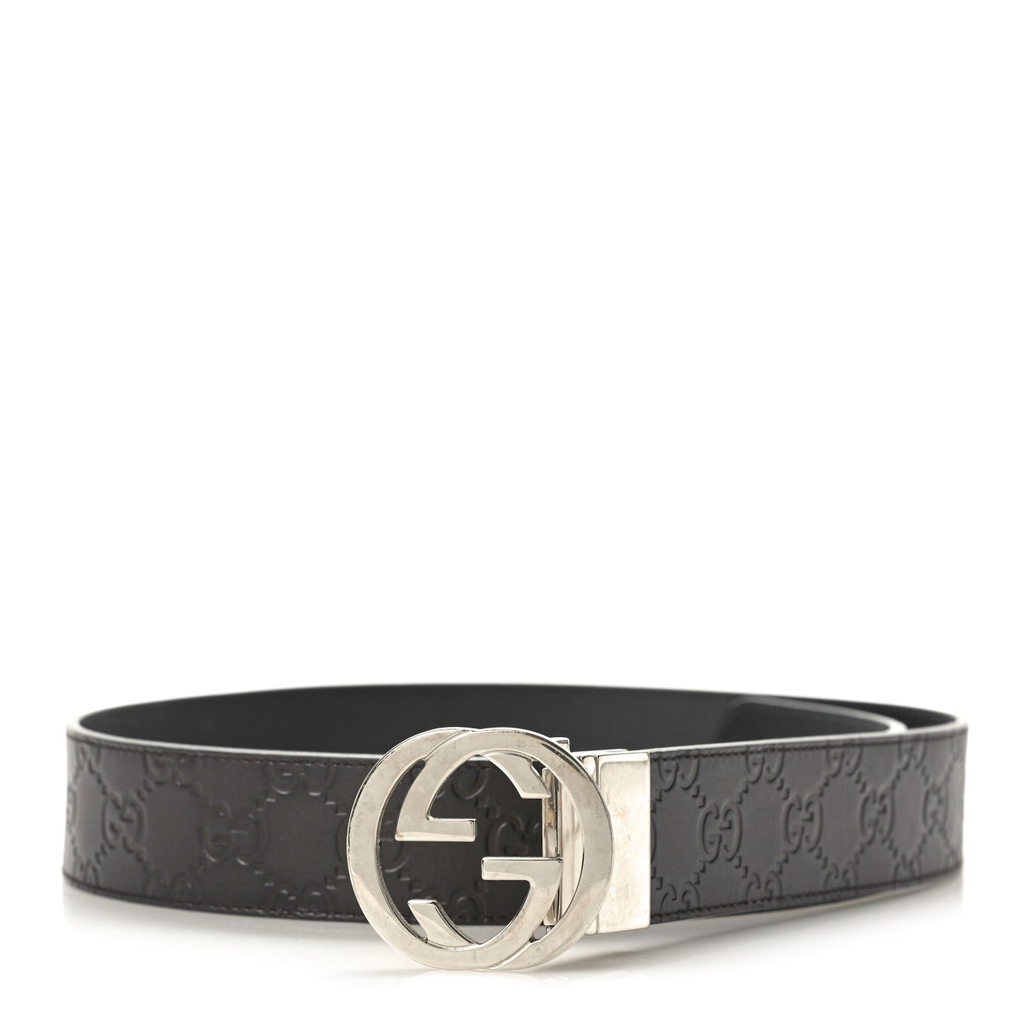 Guccissima Interlocking G 40mm Belt 85 34 Cocoa