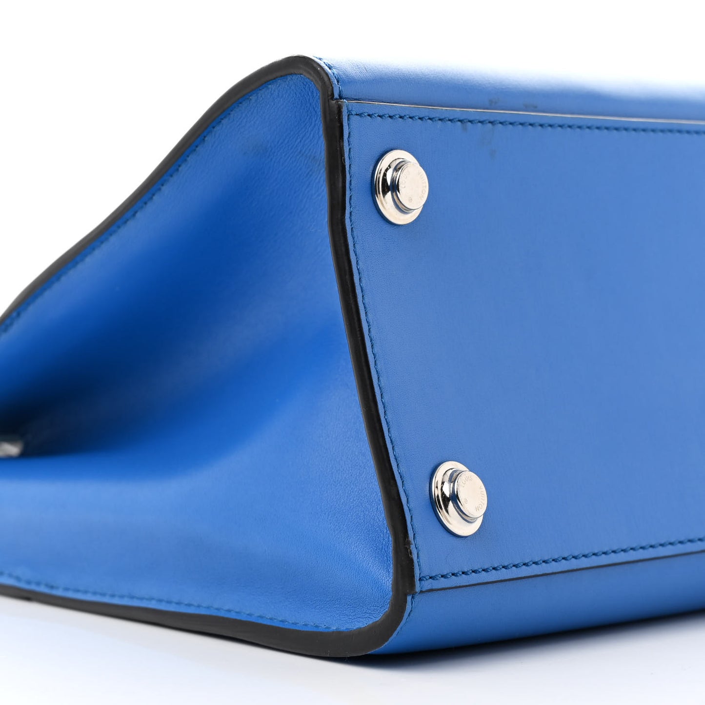 Calfskin City Steamer PM Silver Blue