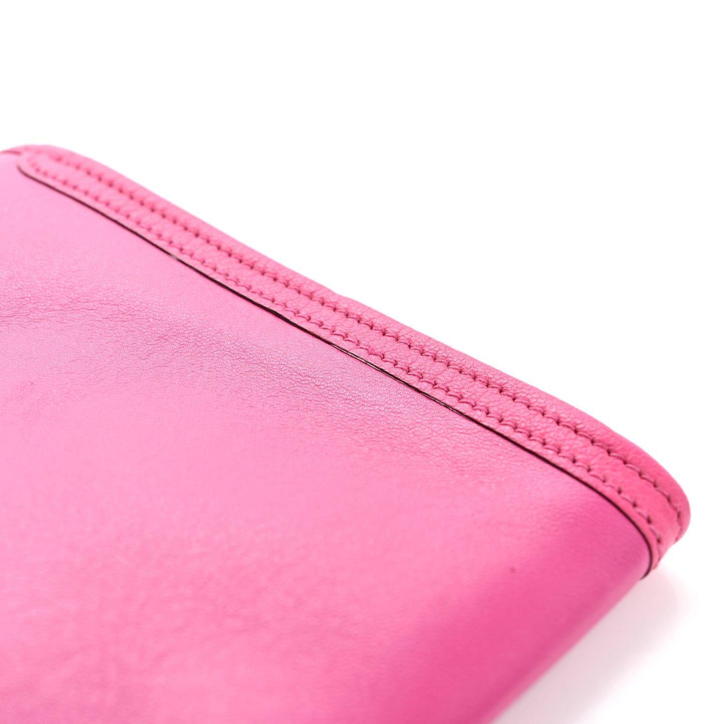 Chevre Mysore Tadelakt Jige Elan 29 Clutch Rose Pourpre