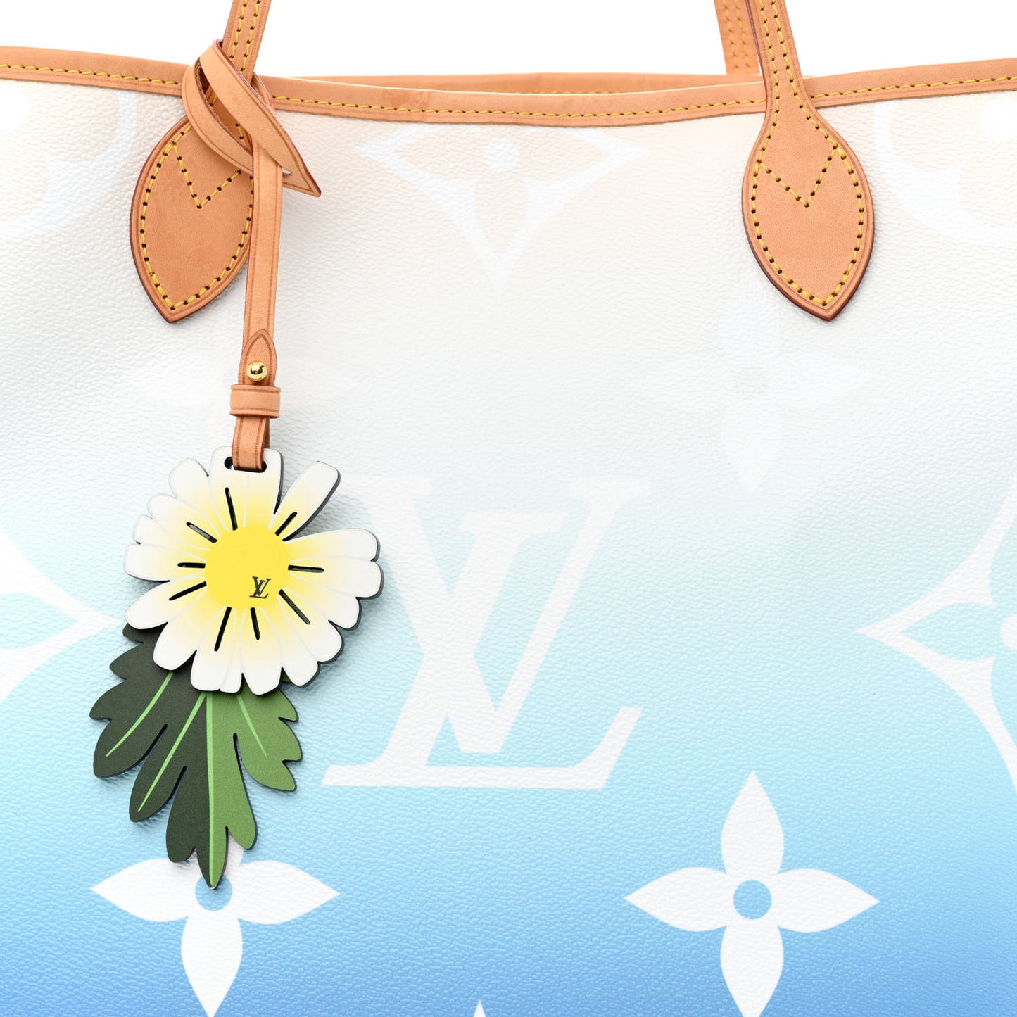 Monogram Giant By The Pool Neverfull MM Blue
