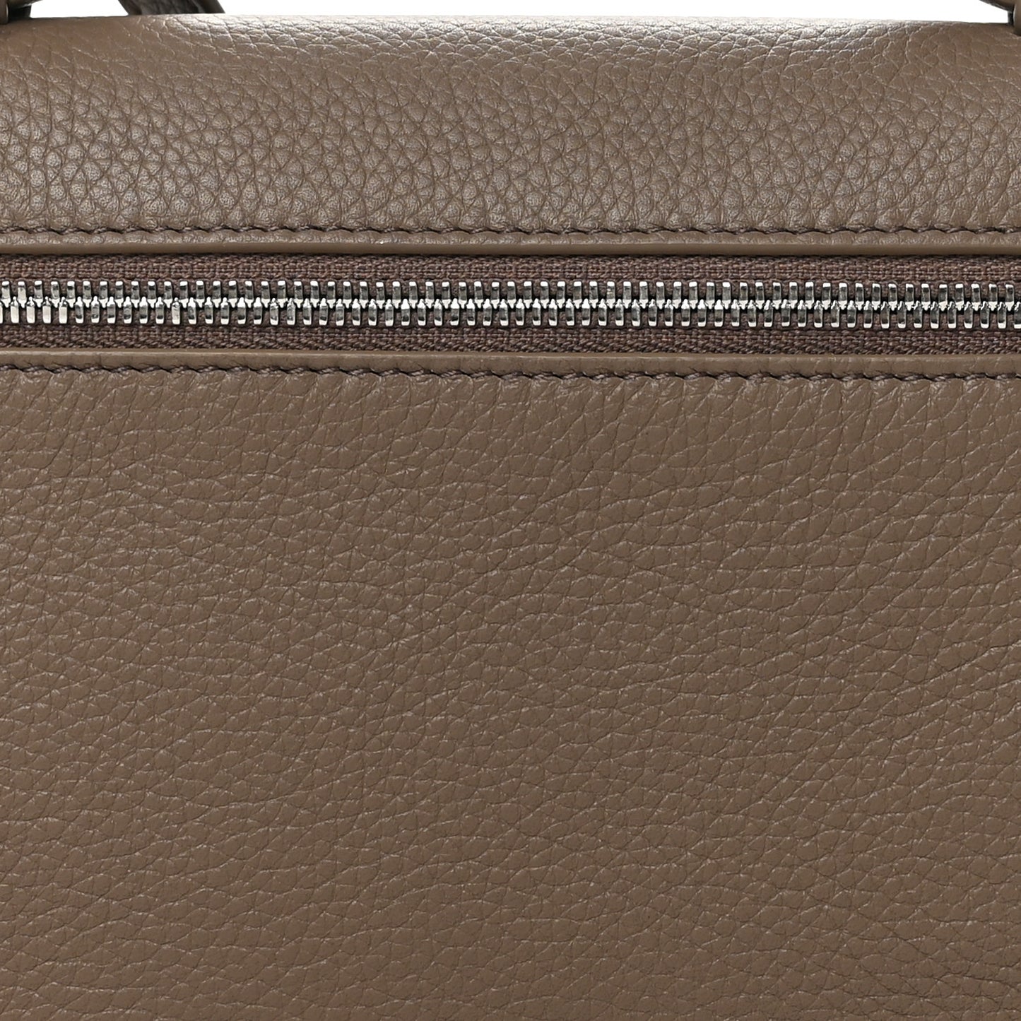Grained Calfskin L19 Extra Pocket Pouch Warm Mastic