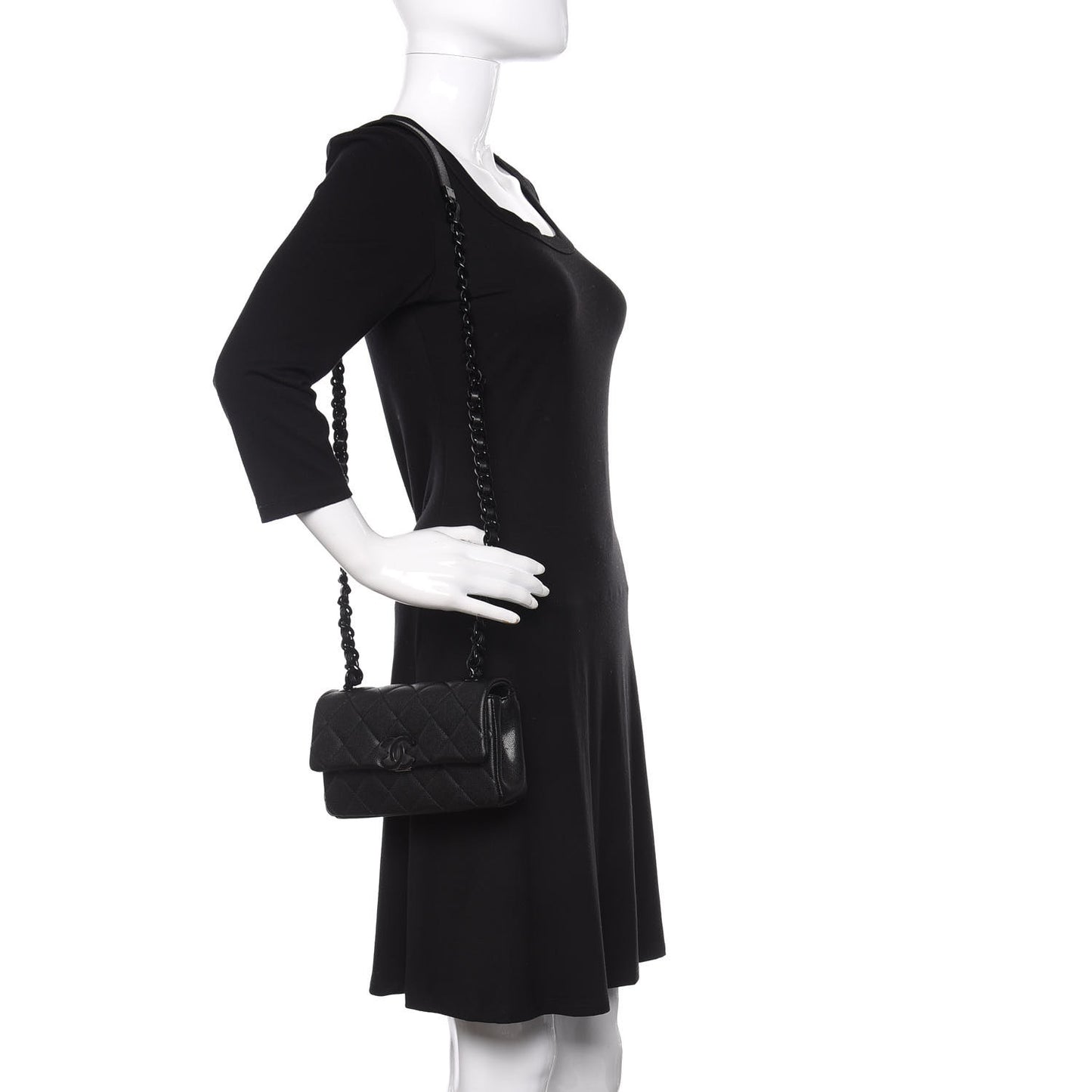 Caviar Quilted My Everything Small Flap Black