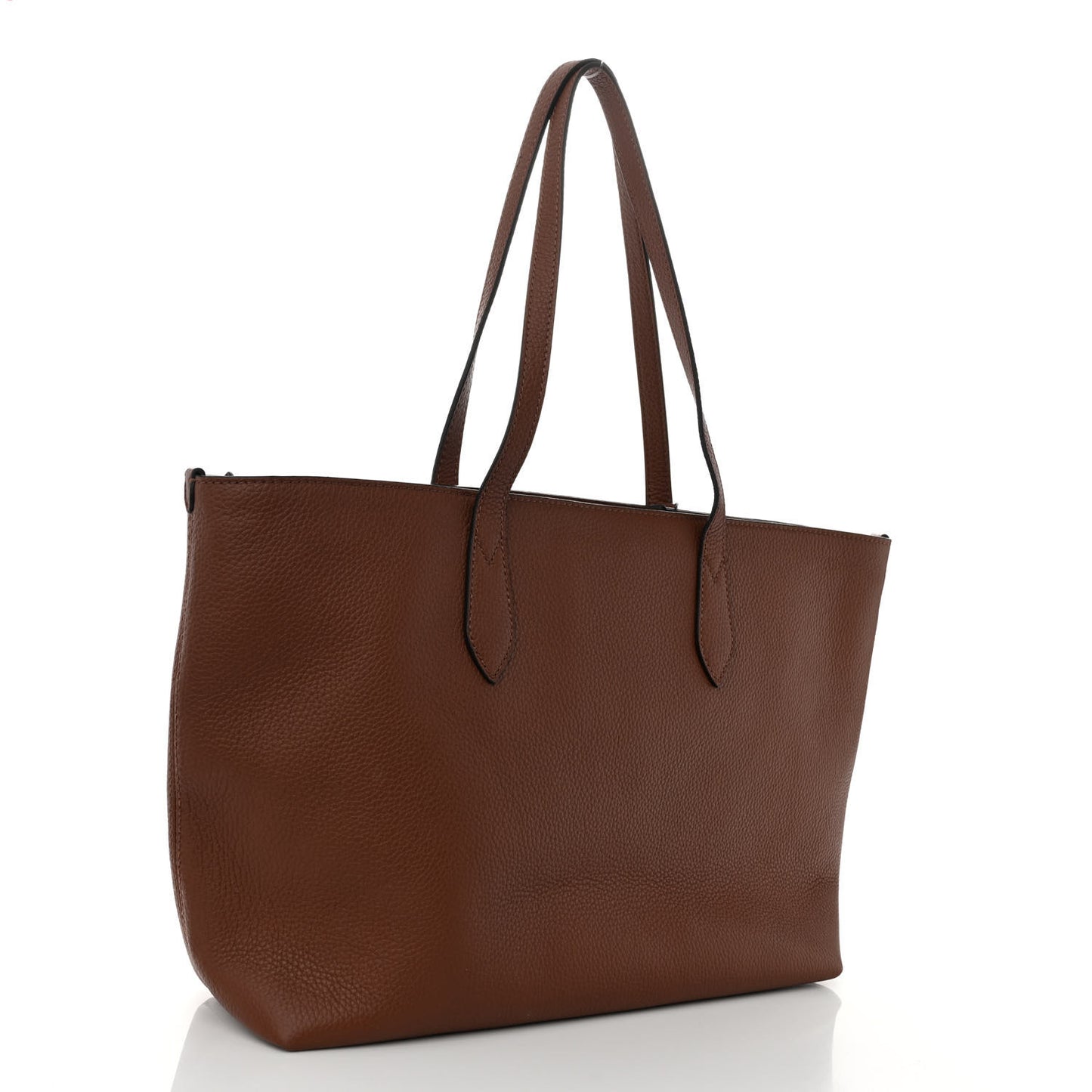 Calfskin Logo Embossed Medium Ardwell Tote Tan