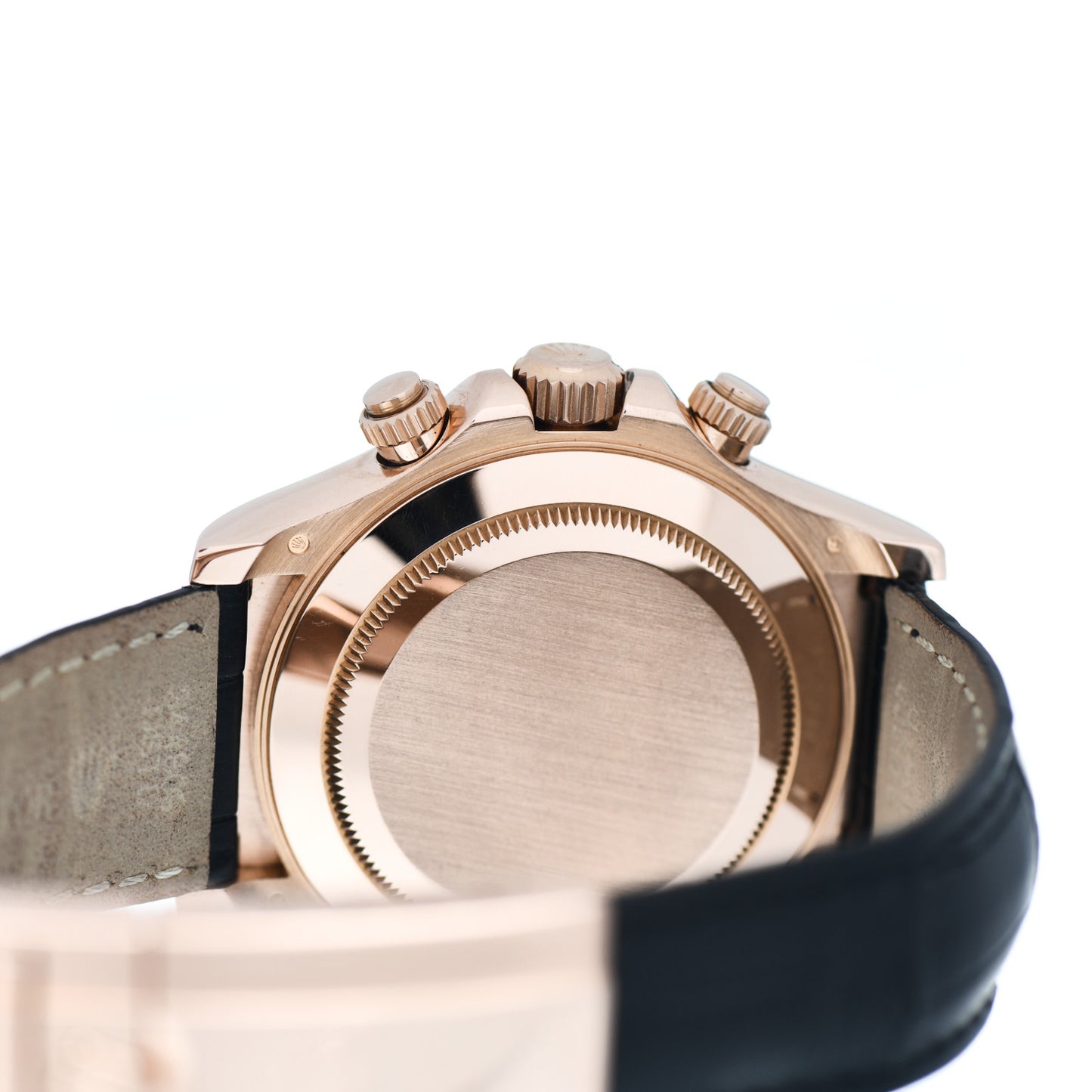 18K Everose Gold Alligator 40mm Daytona Oyster Perpetual Watch Chocolate 116515